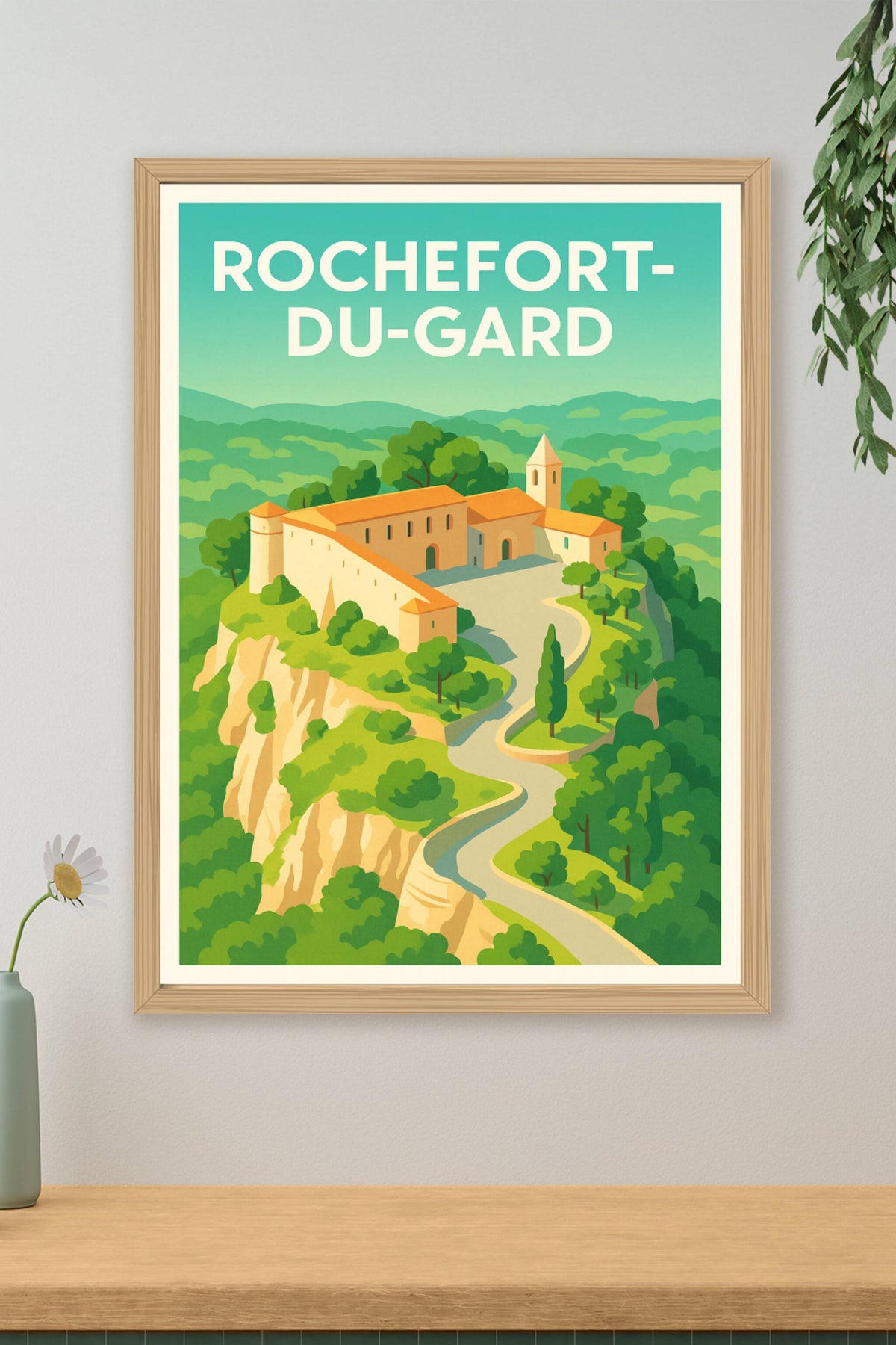 Affiche de Rochefort-du-Gard - Un havre de paix perché
