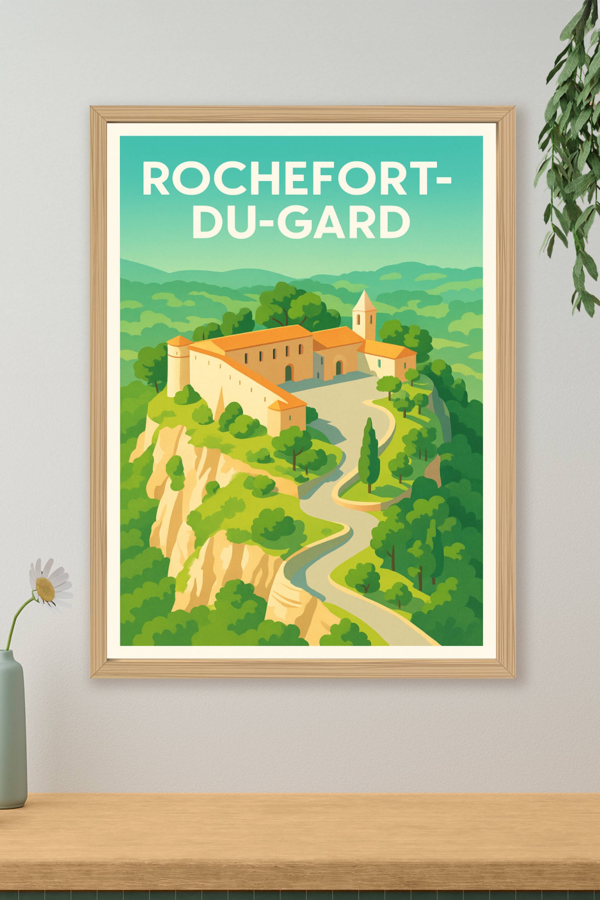 Affiche de Rochefort-du-Gard - Un havre de paix perché