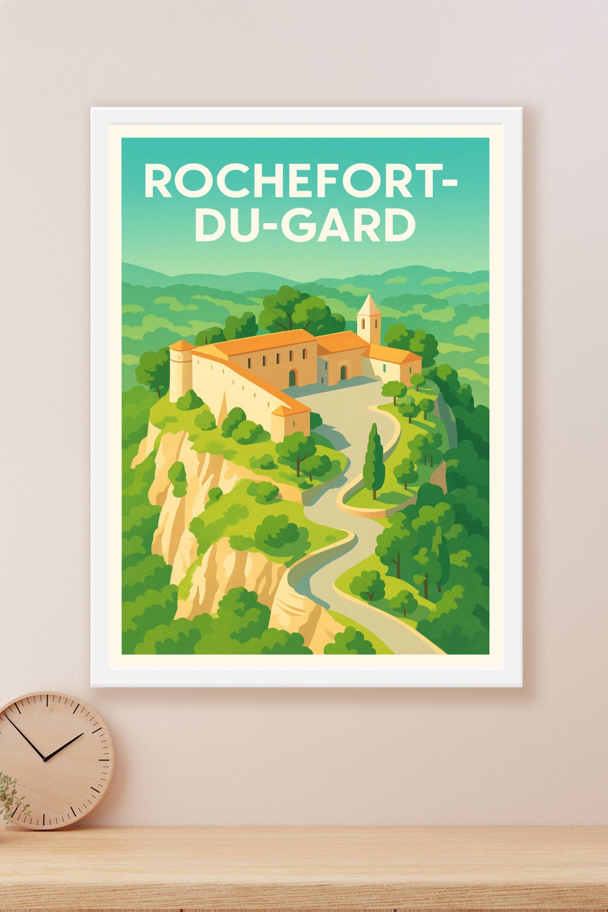 Affiche de Rochefort-du-Gard - Un havre de paix perché