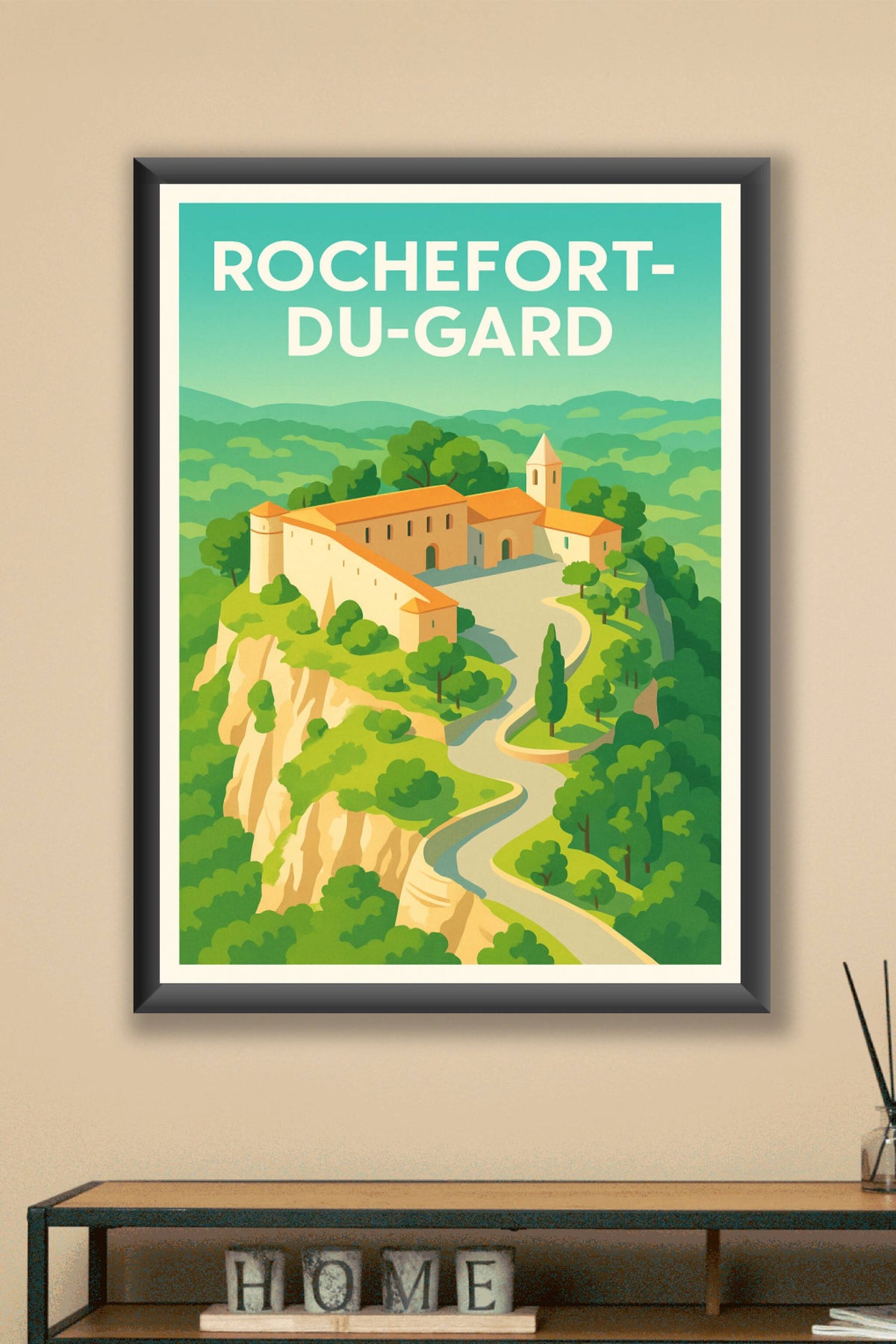 Affiche de Rochefort-du-Gard - Un havre de paix perché