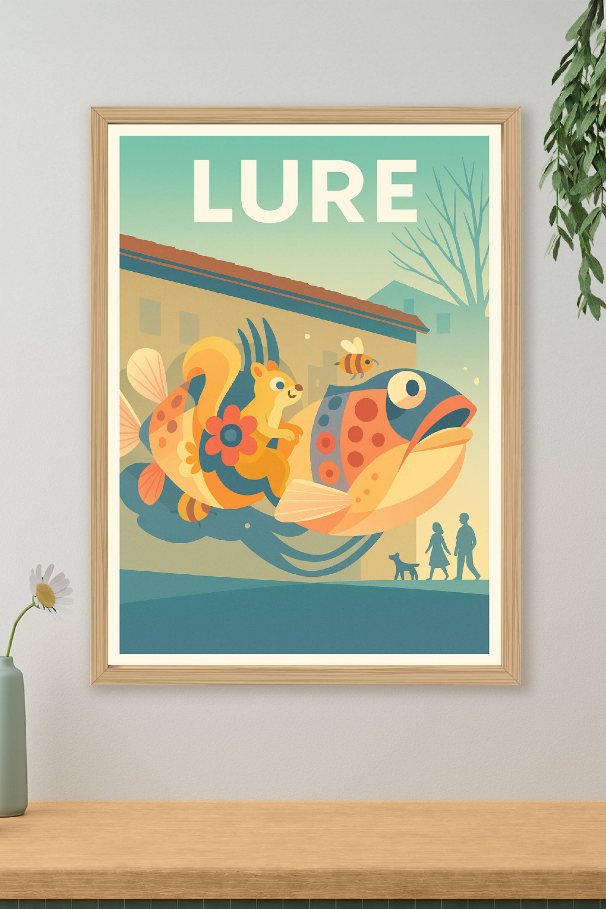 Affiche de Lure - Une envolée poétique animalière