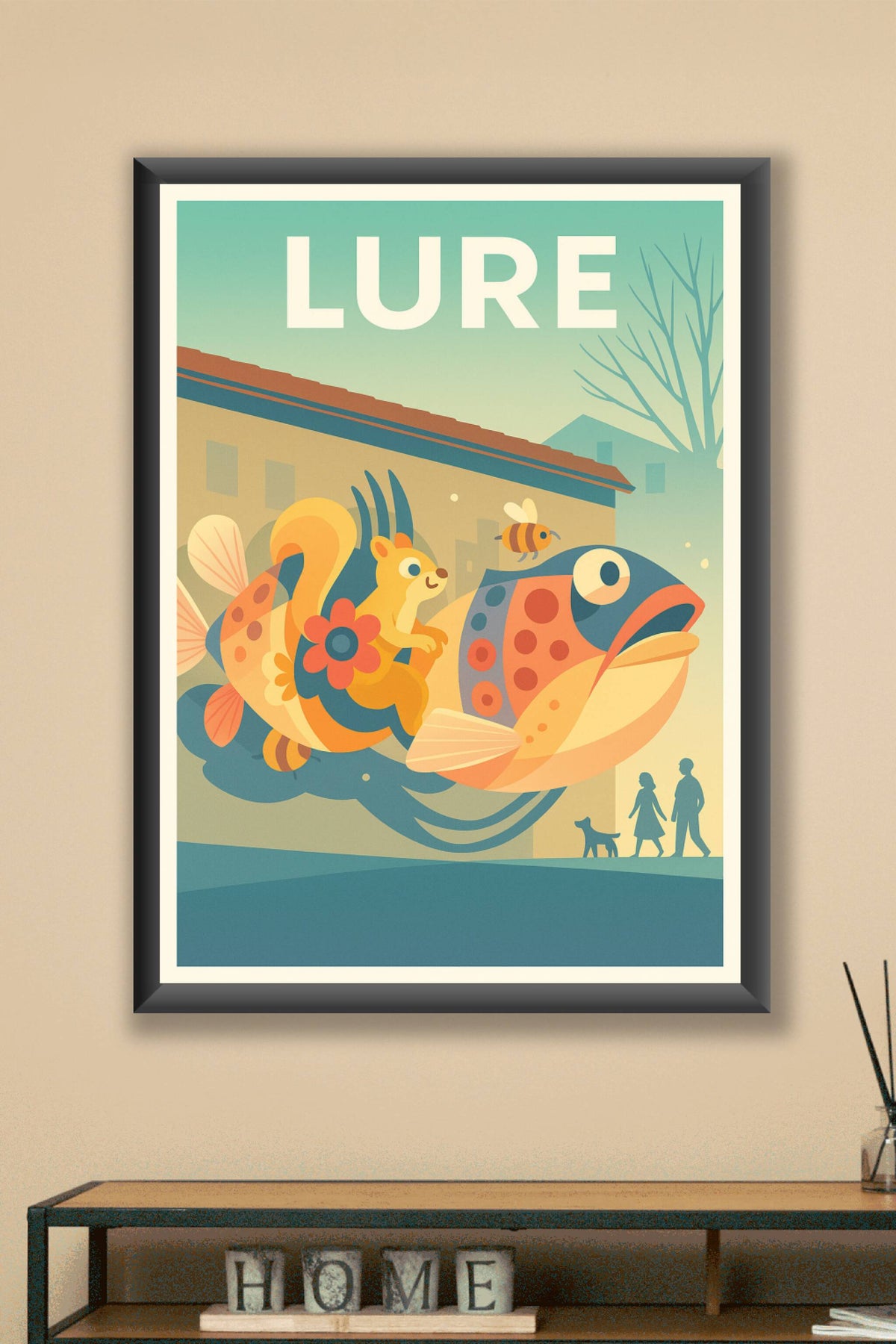 Affiche de Lure - Une envolée poétique animalière