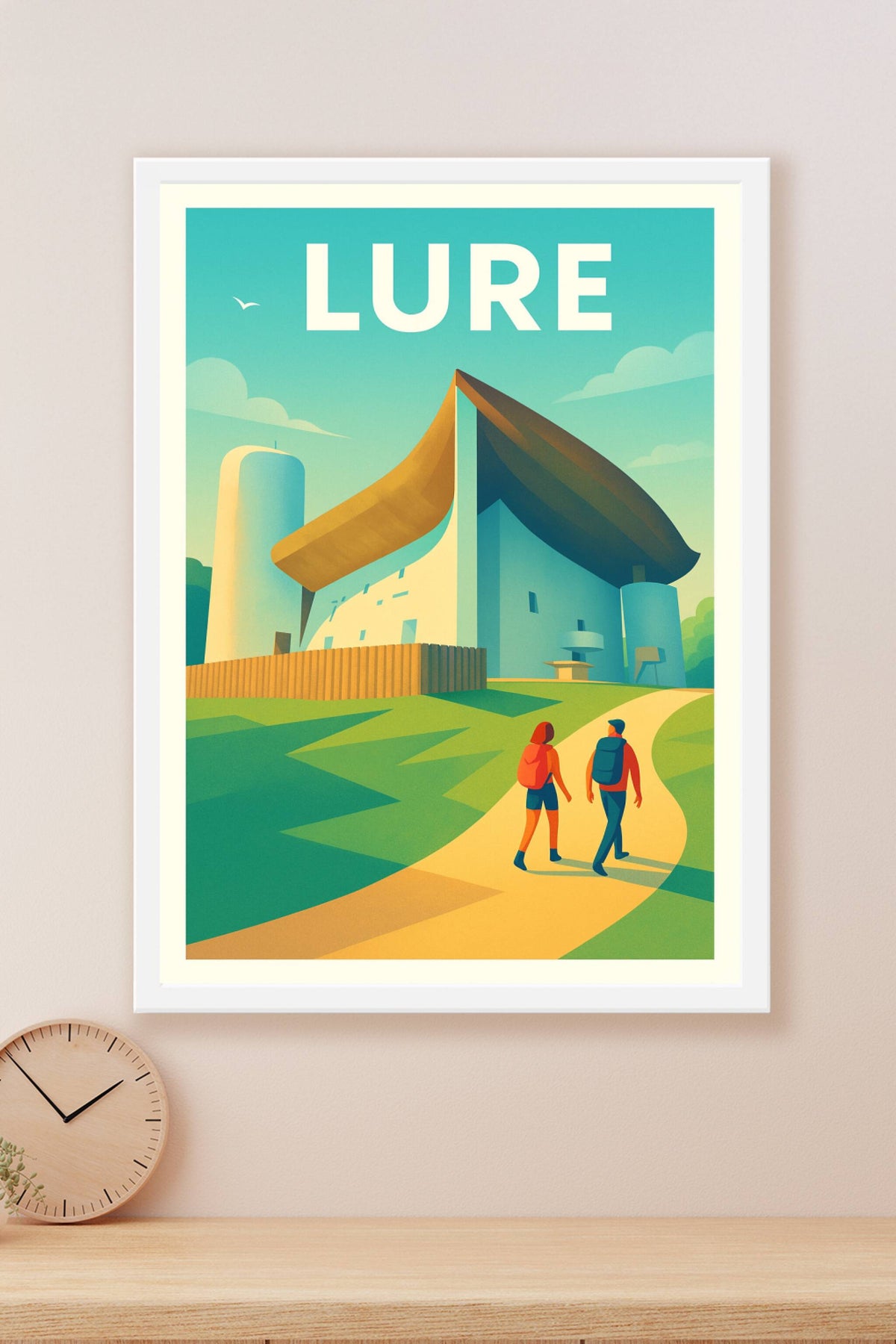Affiche de Lure - Escapade architecturale et nature