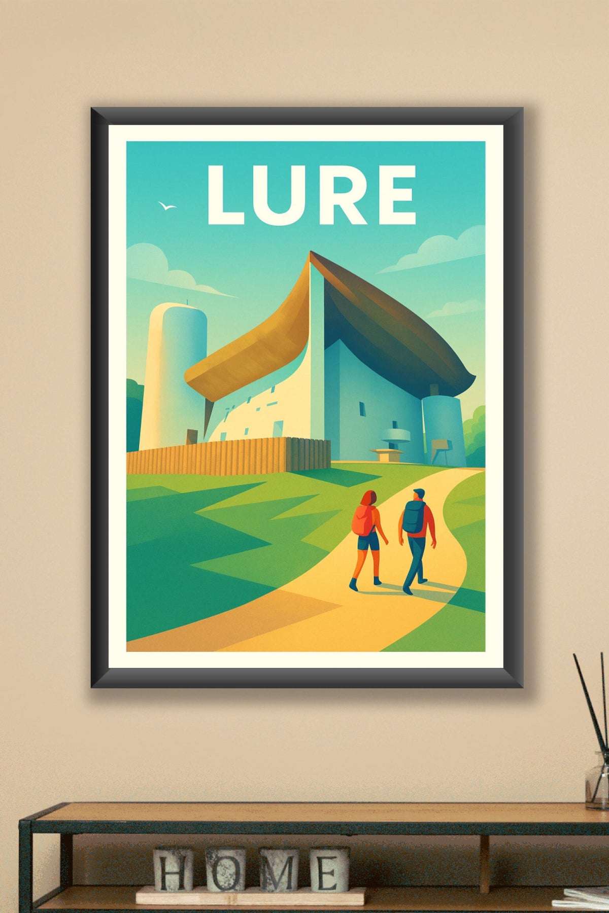 Affiche de Lure - Escapade architecturale et nature