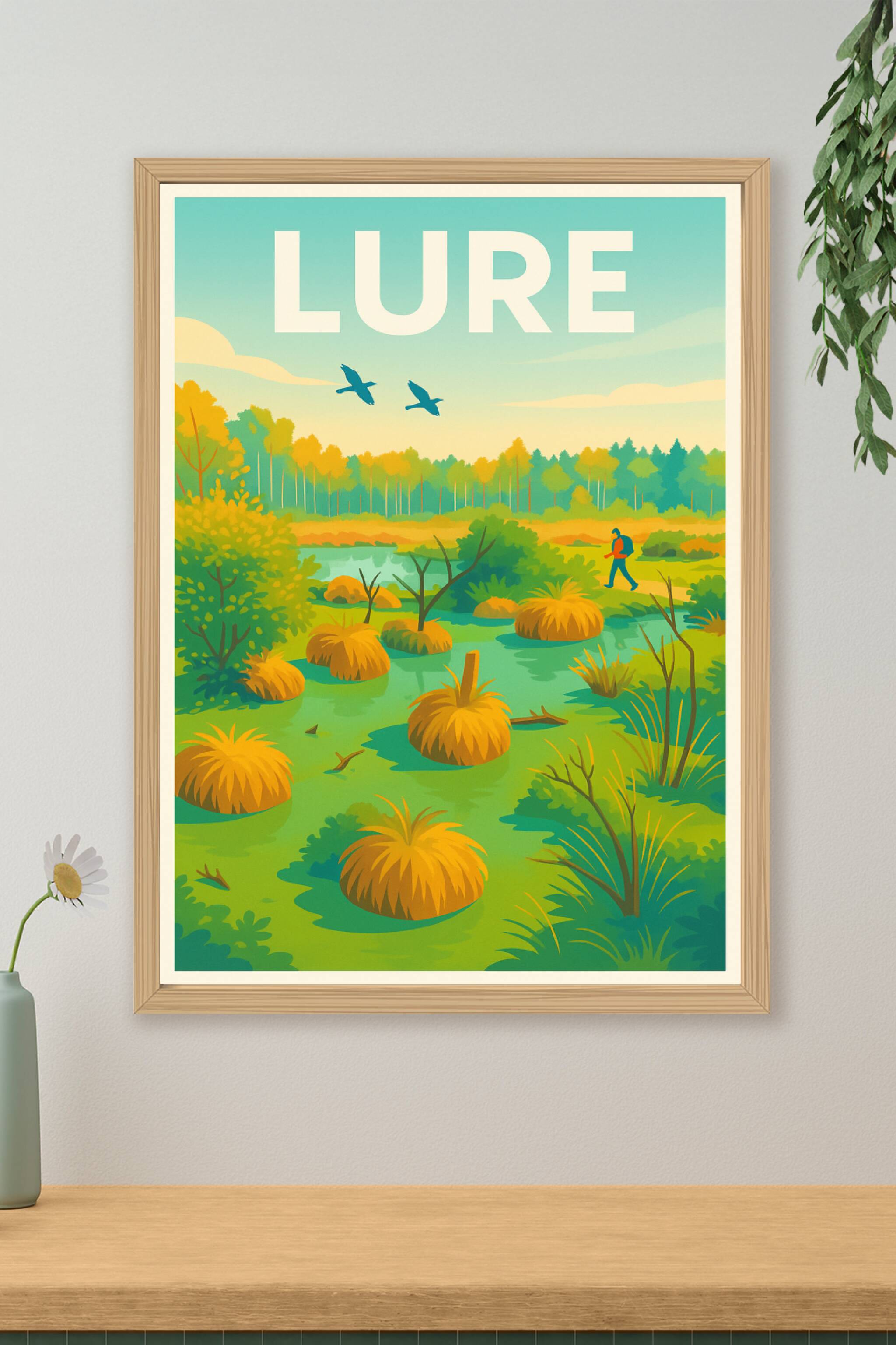 Affiche de Lure - Évasion Nature au Cœur des Marais