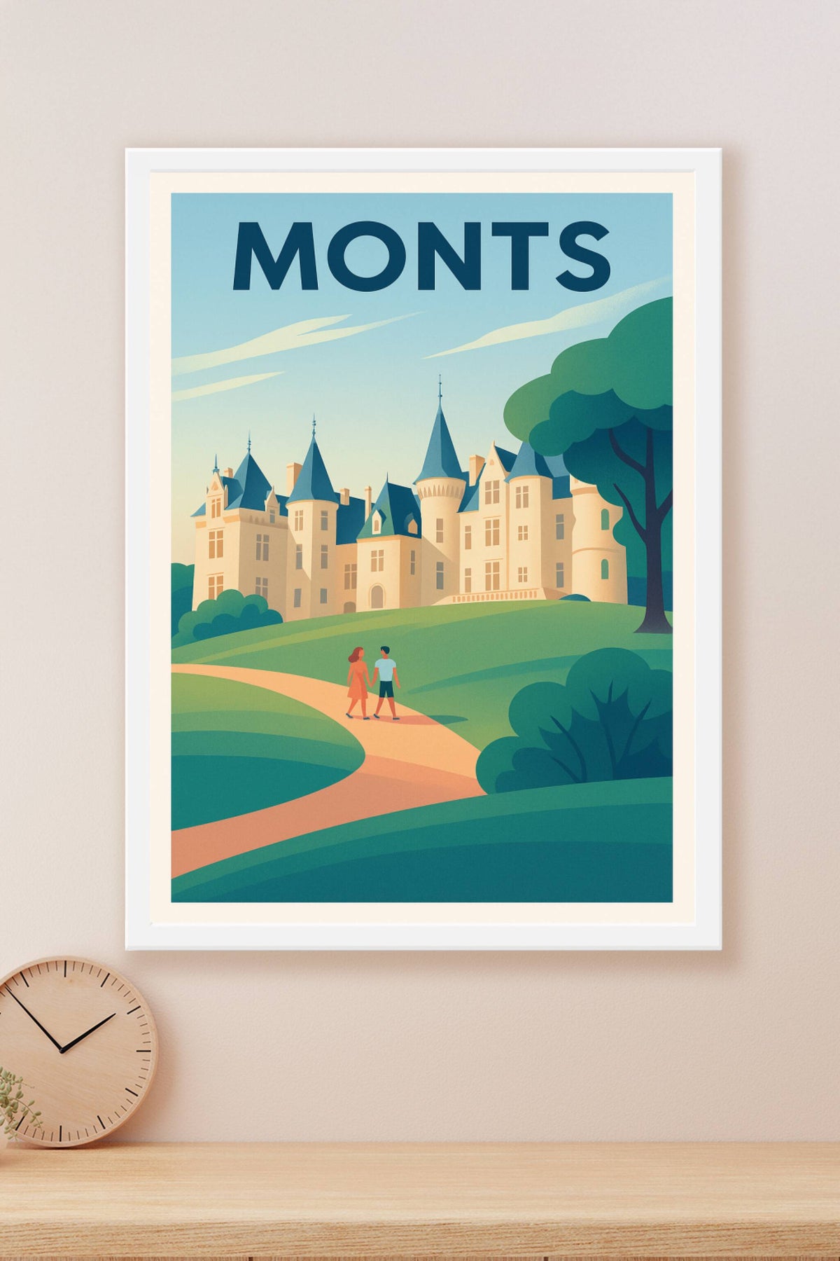 Affiche de Monts - Charme et sérénité au cœur du château