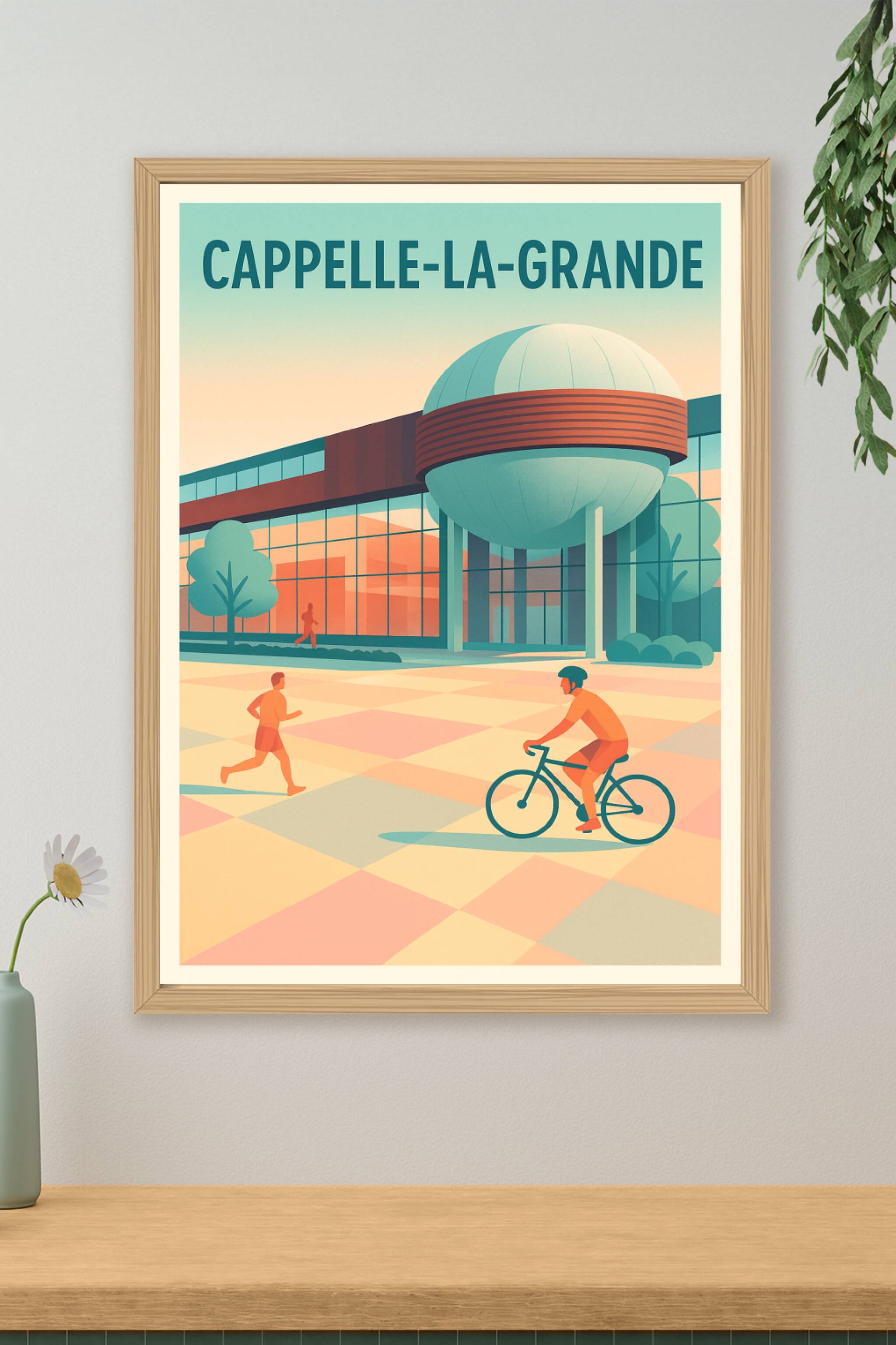 Affiche de Cappelle-la-Grande - Une balade urbaine ensoleillée