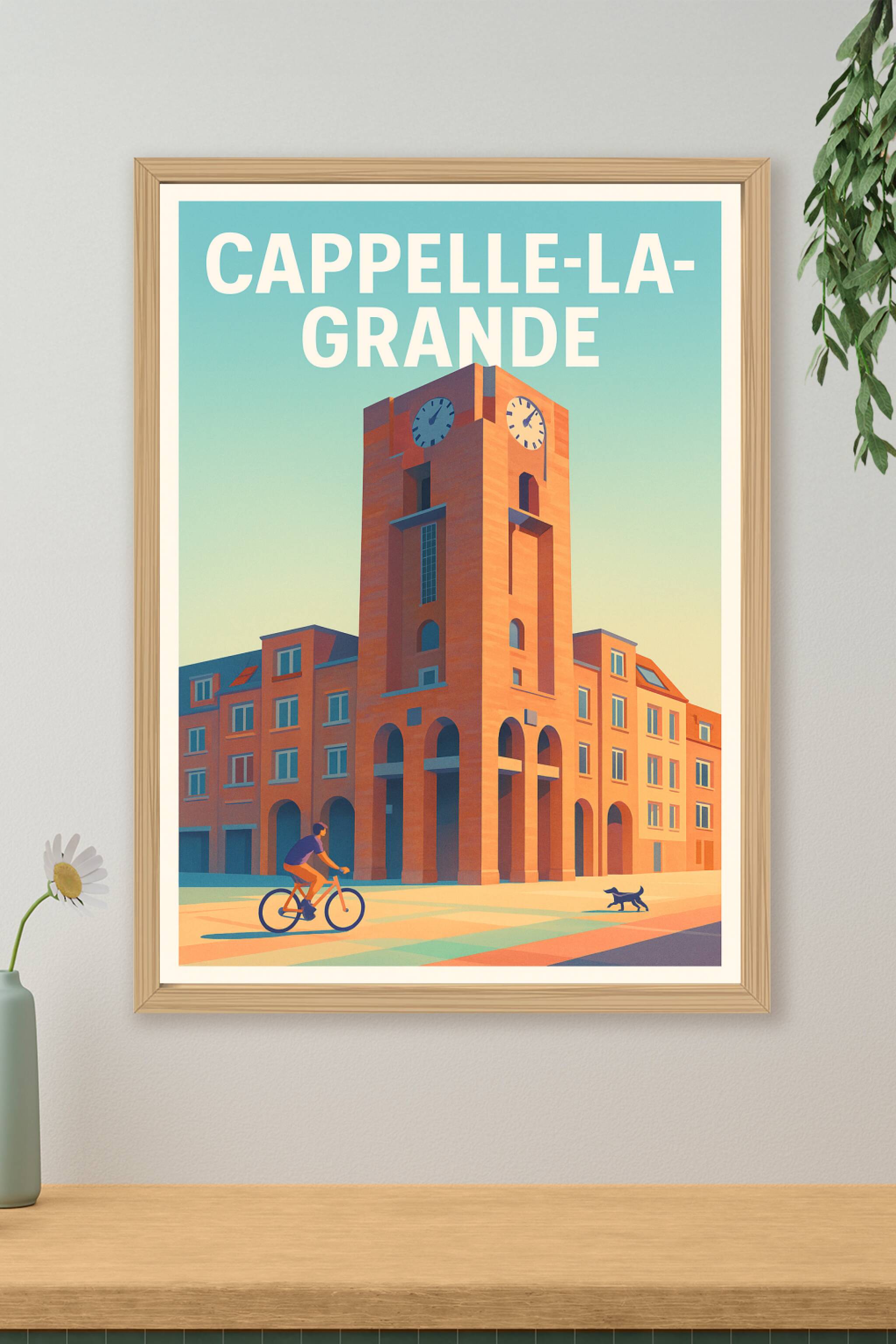 Affiche de Cappelle-la-Grande - L'heure douce du clocher