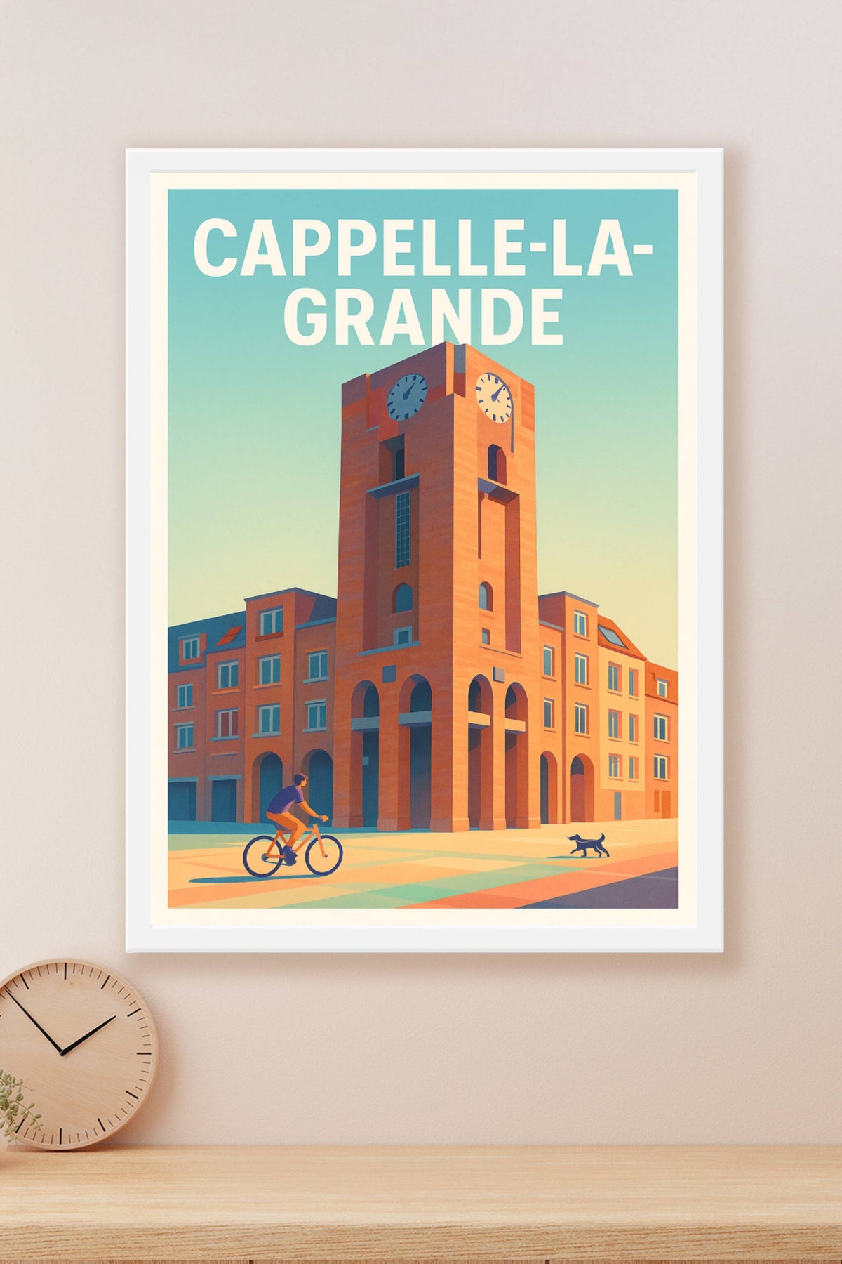 Affiche de Cappelle-la-Grande - L'heure douce du clocher