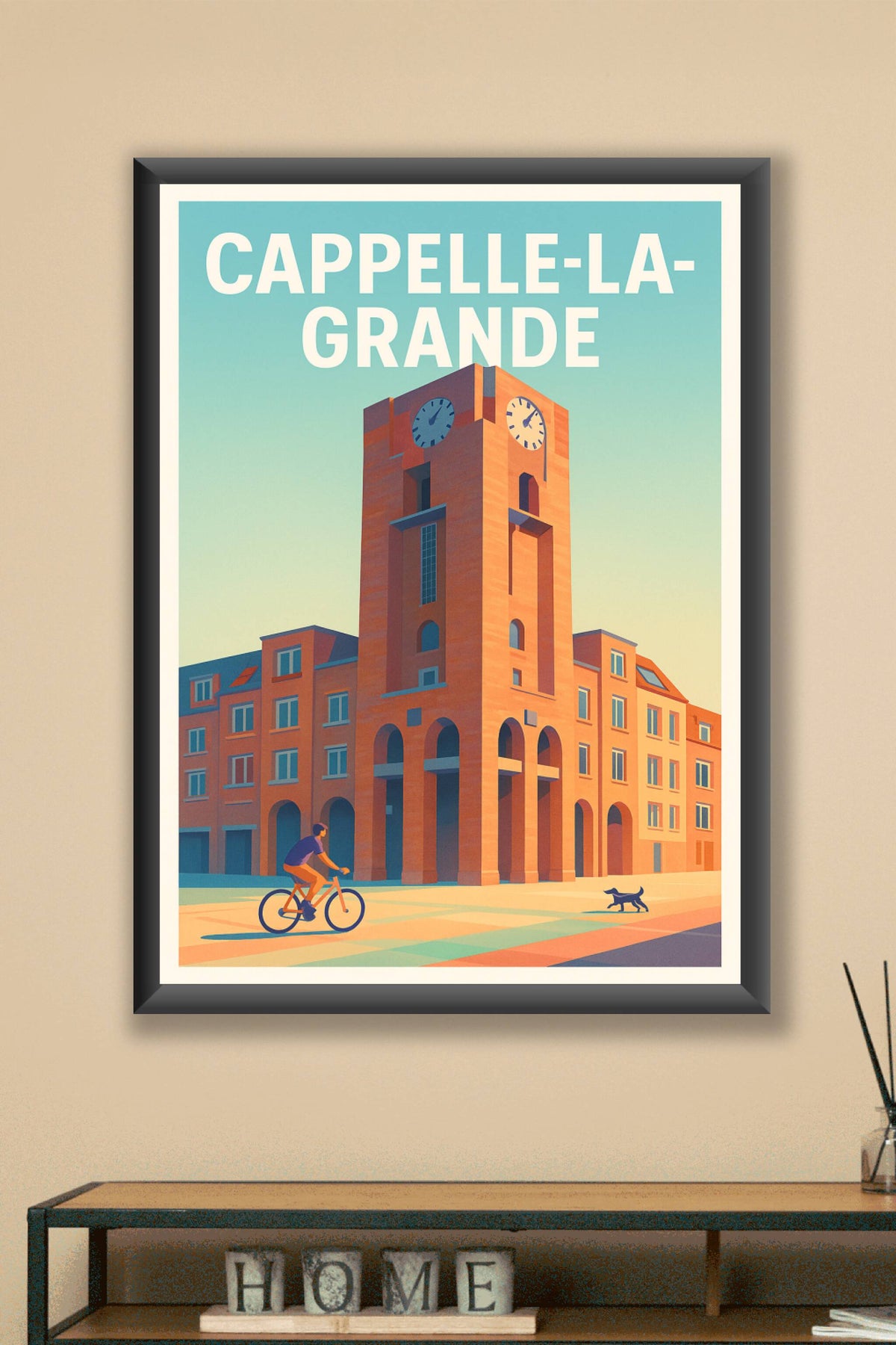 Affiche de Cappelle-la-Grande - L'heure douce du clocher