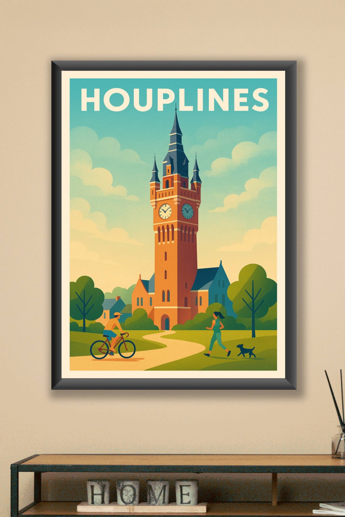 Affiche de Houplines - Charme et Sérénité au Cœur de la Ville