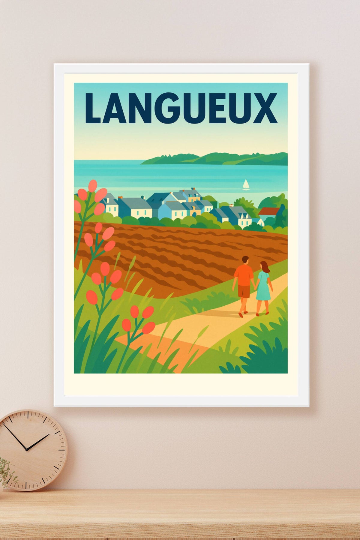 Affiche de Langueux - Une escapade bucolique en bord de mer