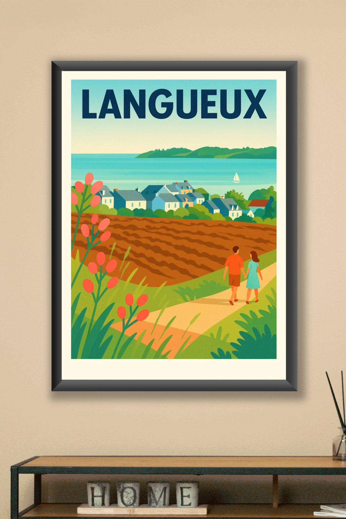 Affiche de Langueux - Une escapade bucolique en bord de mer