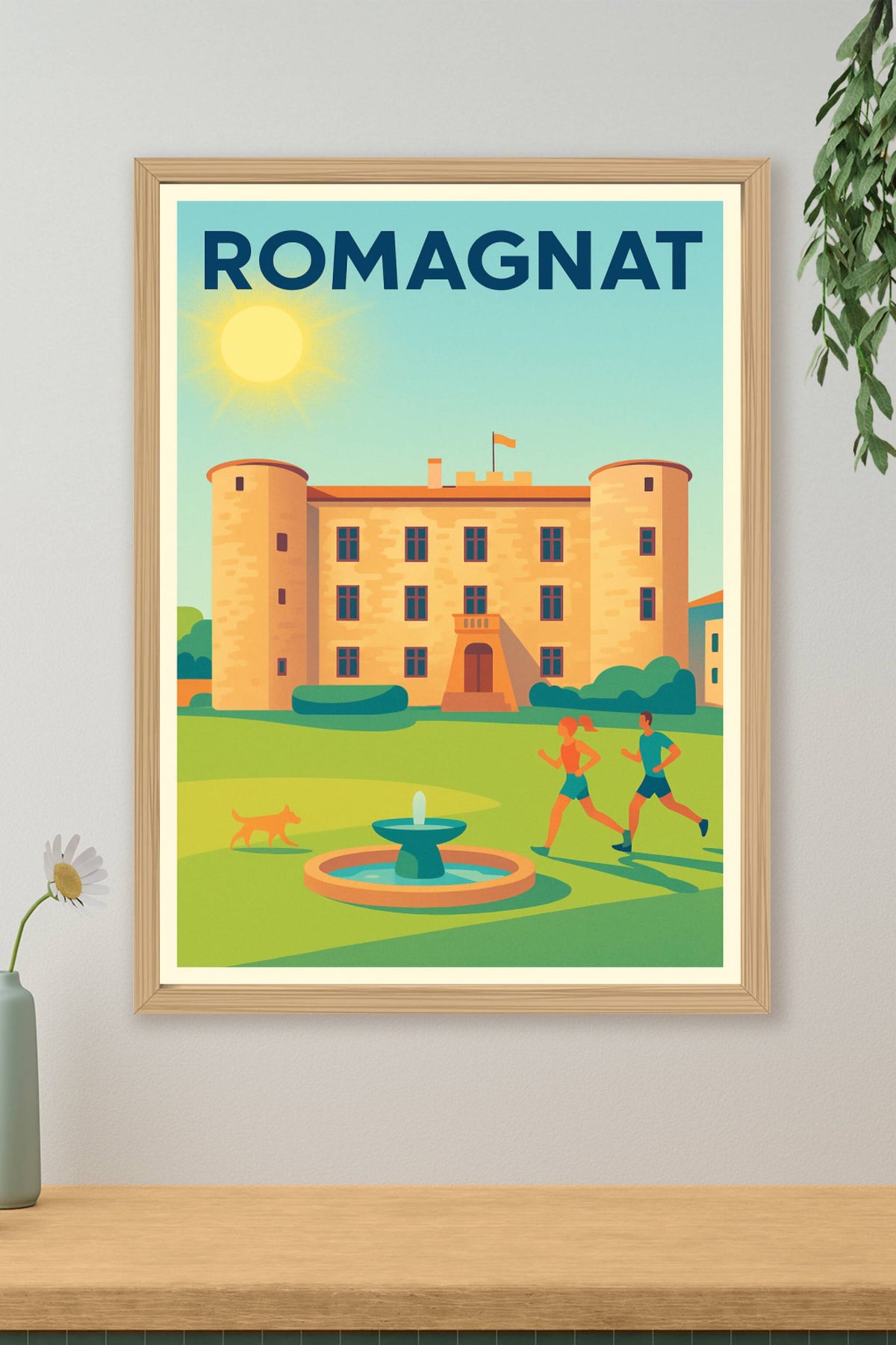 Affiche de Romagnat - Ambiance solaire et sportive au château