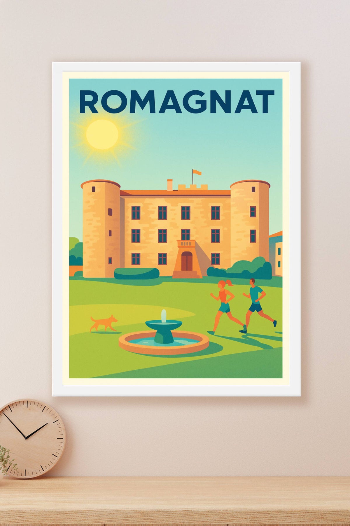 Affiche de Romagnat - Ambiance solaire et sportive au château