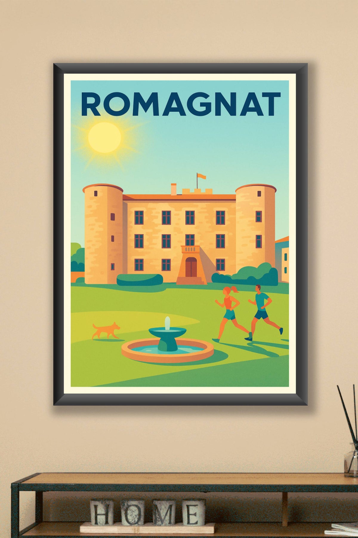 Affiche de Romagnat - Ambiance solaire et sportive au château