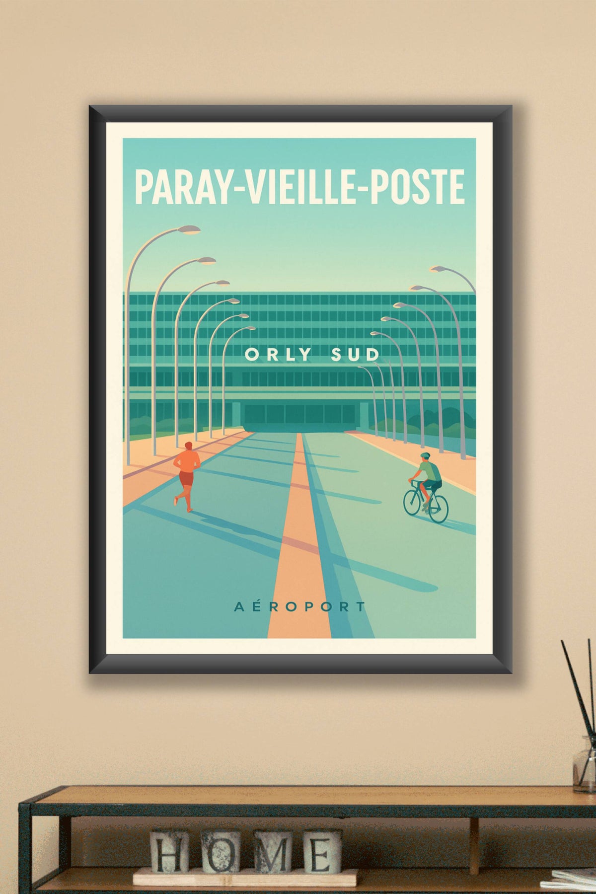 Affiche de Paray-Vieille-Poste - Vue moderne sur l'Aéroport Orly Sud