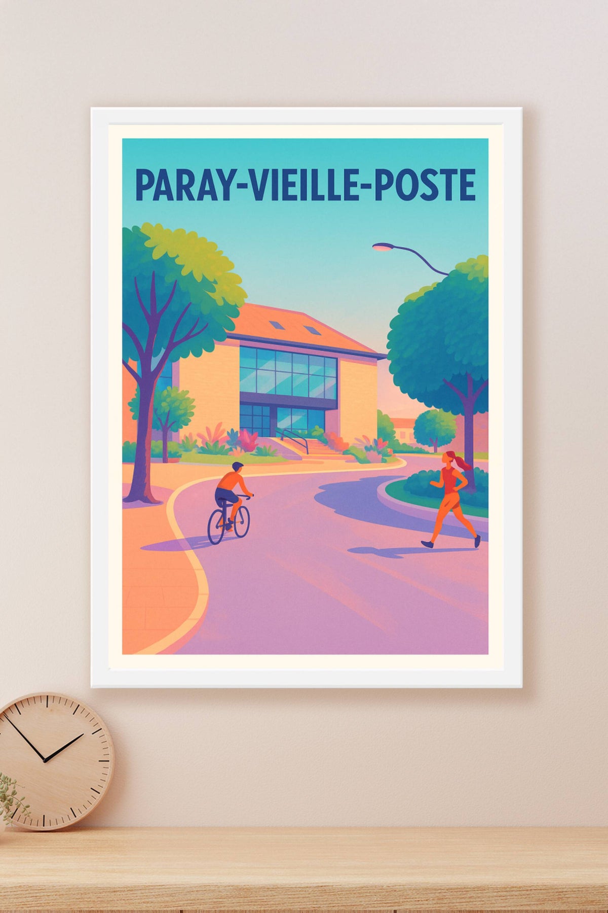 Affiche de Paray-Vieille-Poste - Une journée paisible au cœur de la ville