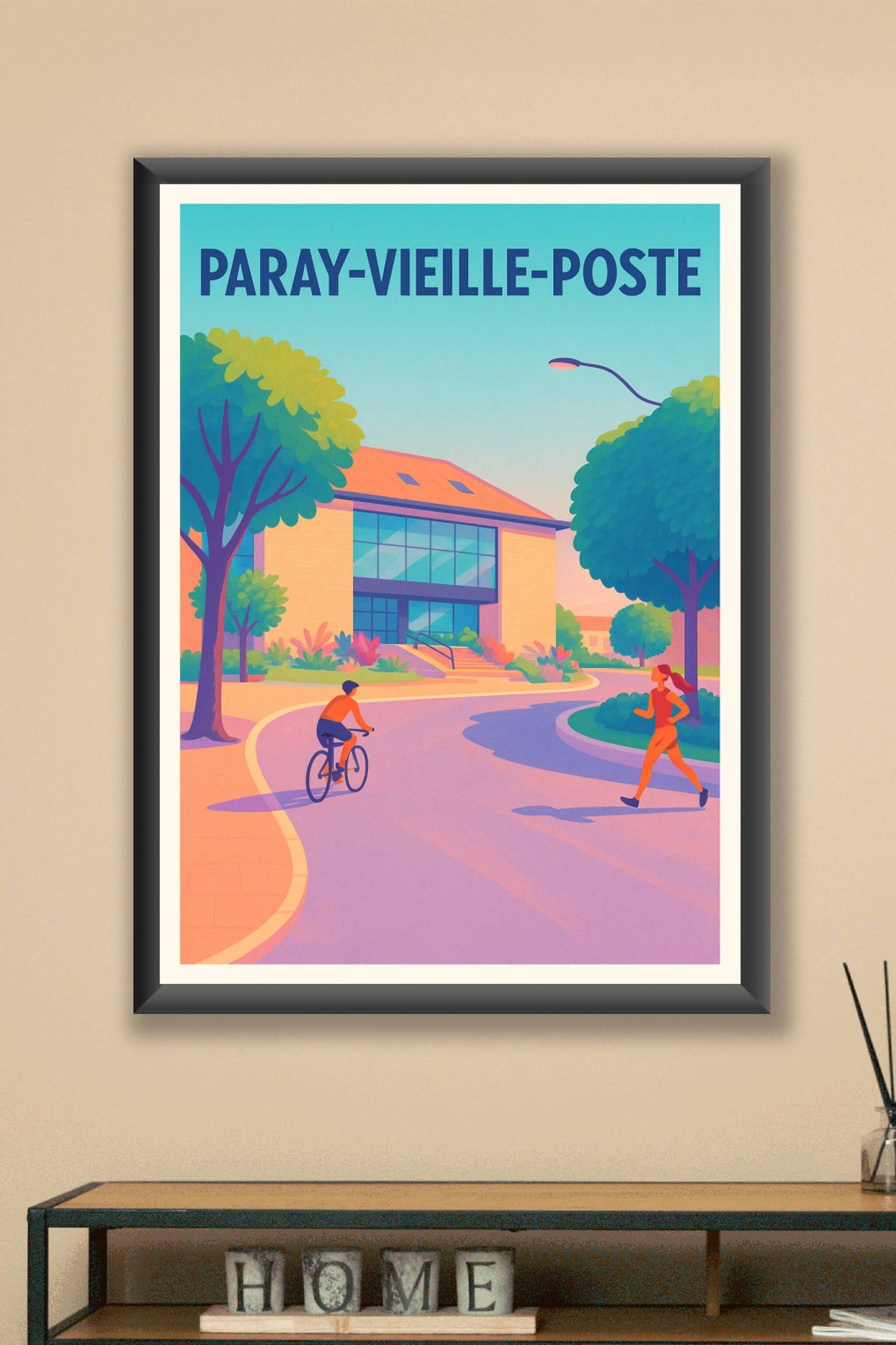 Affiche de Paray-Vieille-Poste - Une journée paisible au cœur de la ville
