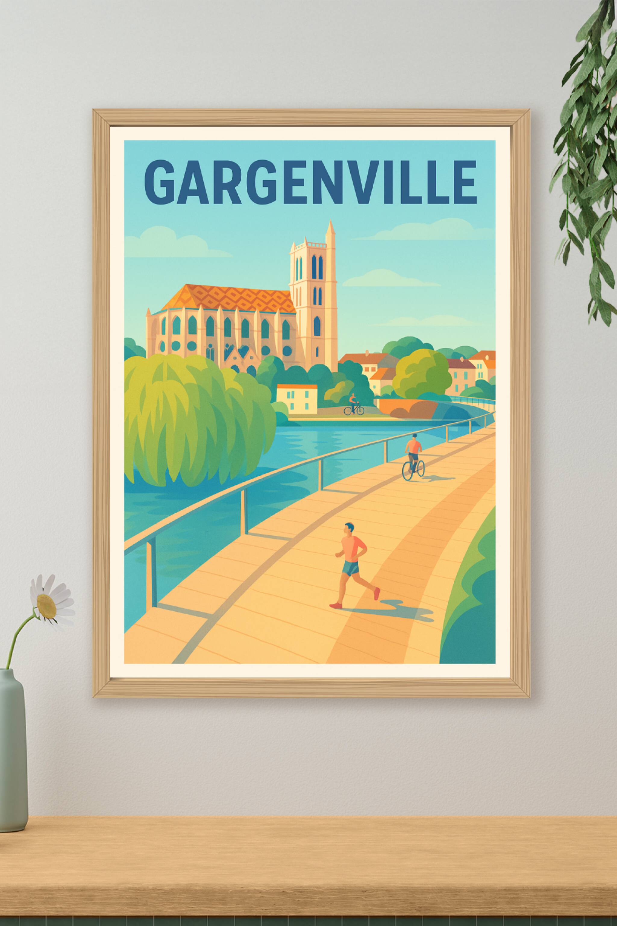Affiche de Gargenville - Charme et sérénité au bord de l'eau