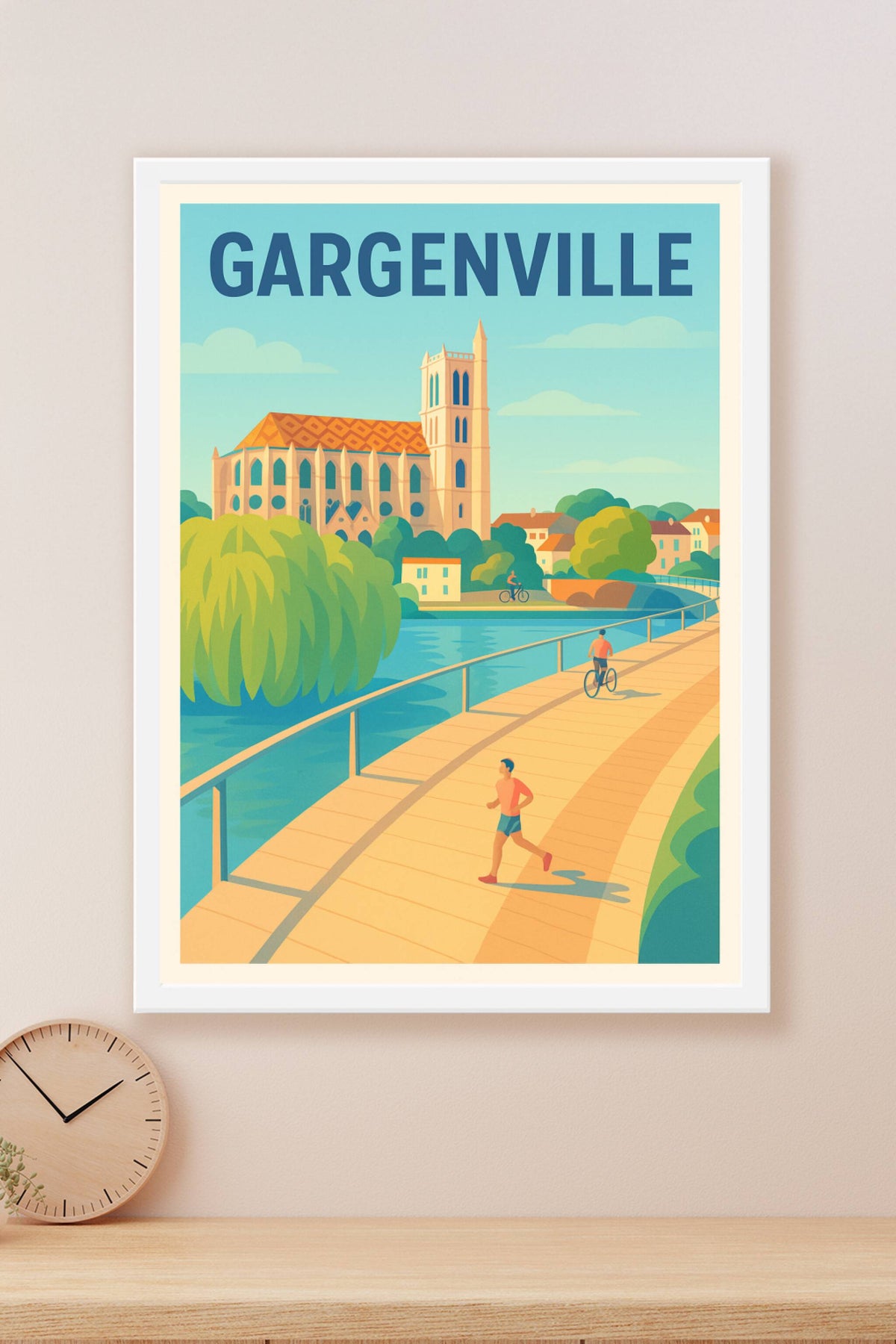 Affiche de Gargenville - Charme et sérénité au bord de l'eau