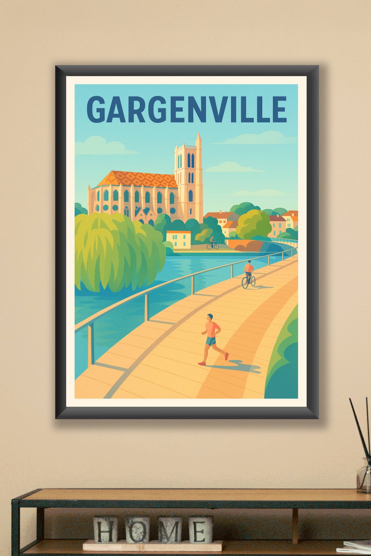 Affiche de Gargenville - Charme et sérénité au bord de l'eau