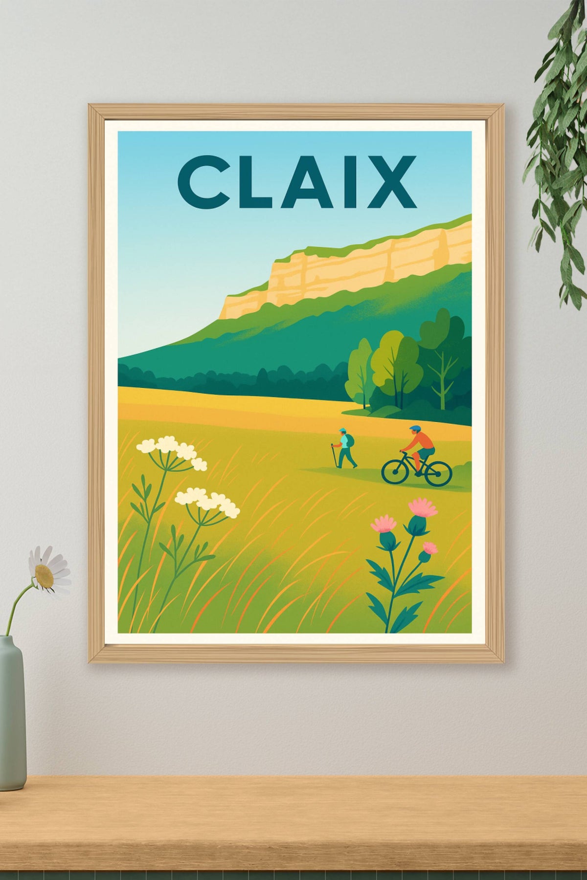 Affiche de Claix - Évasion nature et aventure en plein air