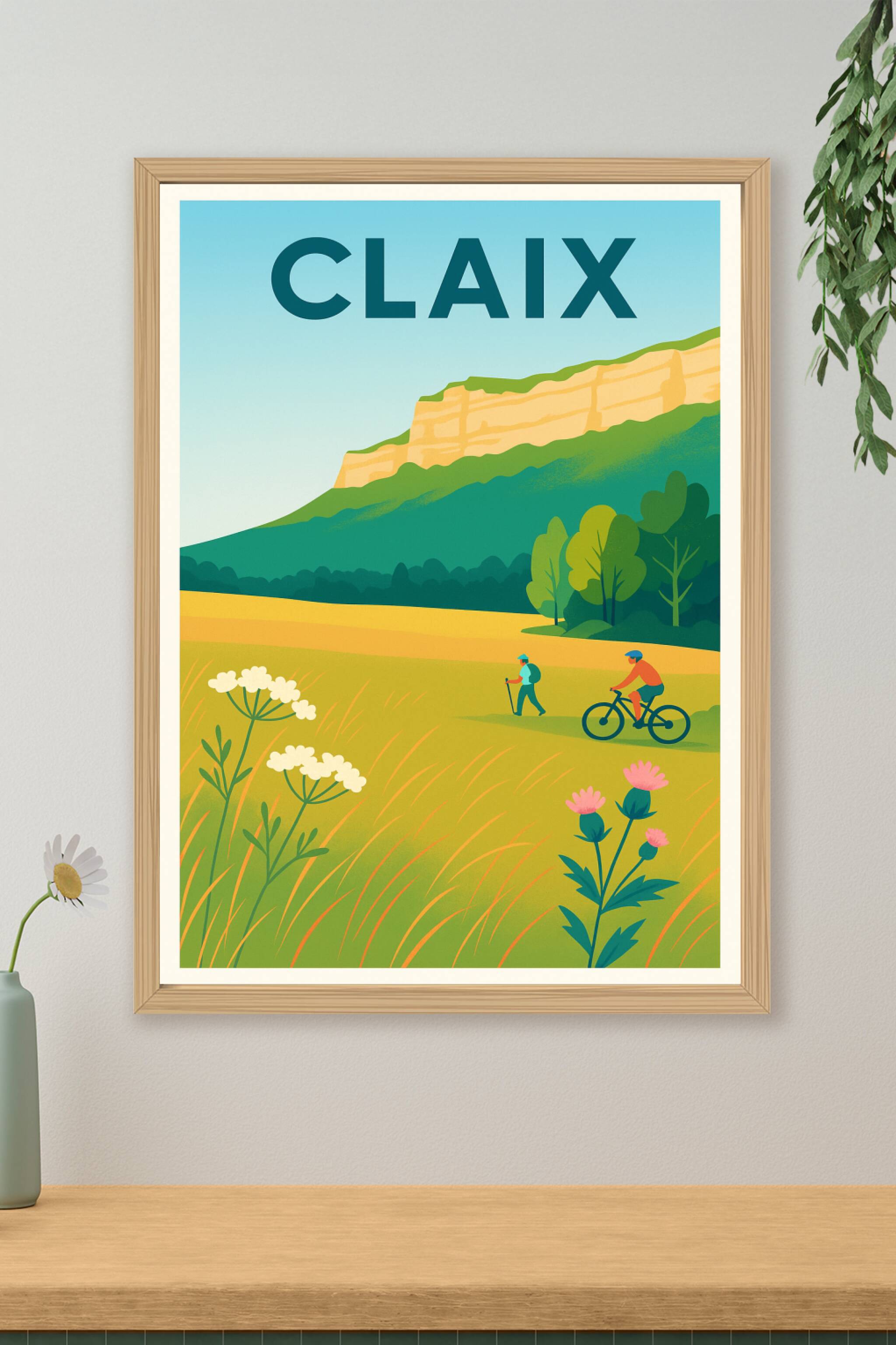 Affiche de Claix - Évasion nature et aventure en plein air