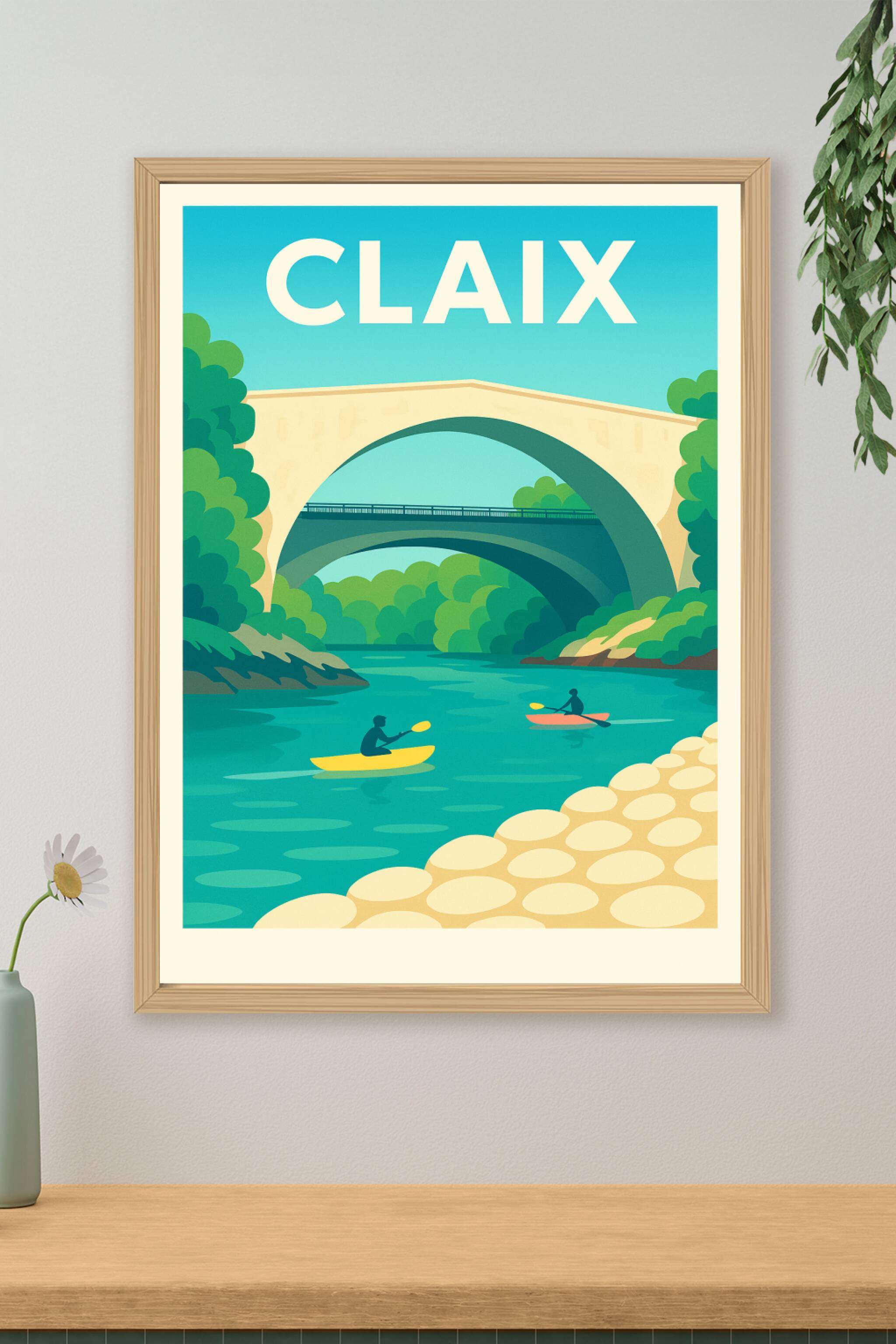 Affiche de Claix - Évasion paisible au fil de l'eau