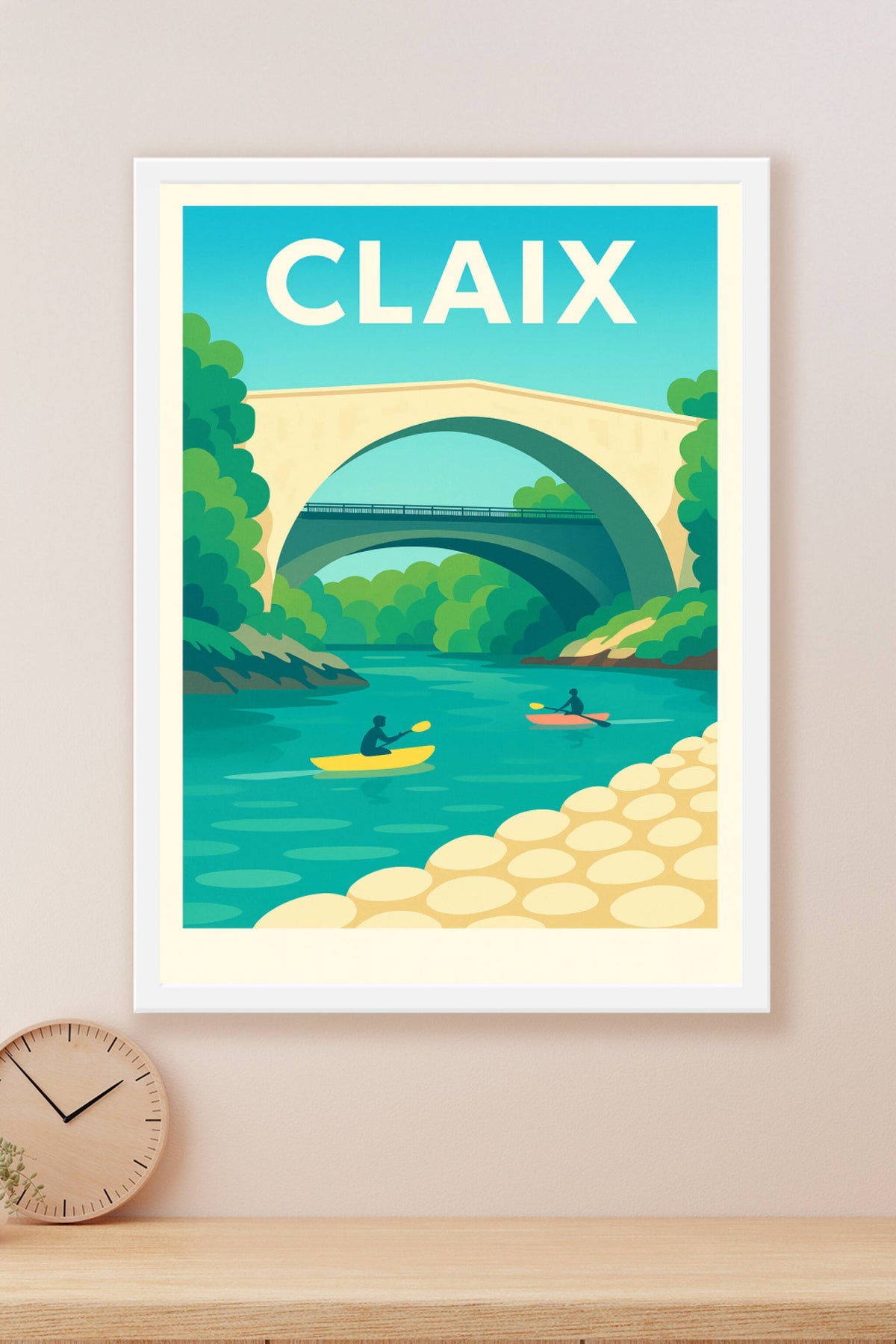 Affiche de Claix - Évasion paisible au fil de l'eau