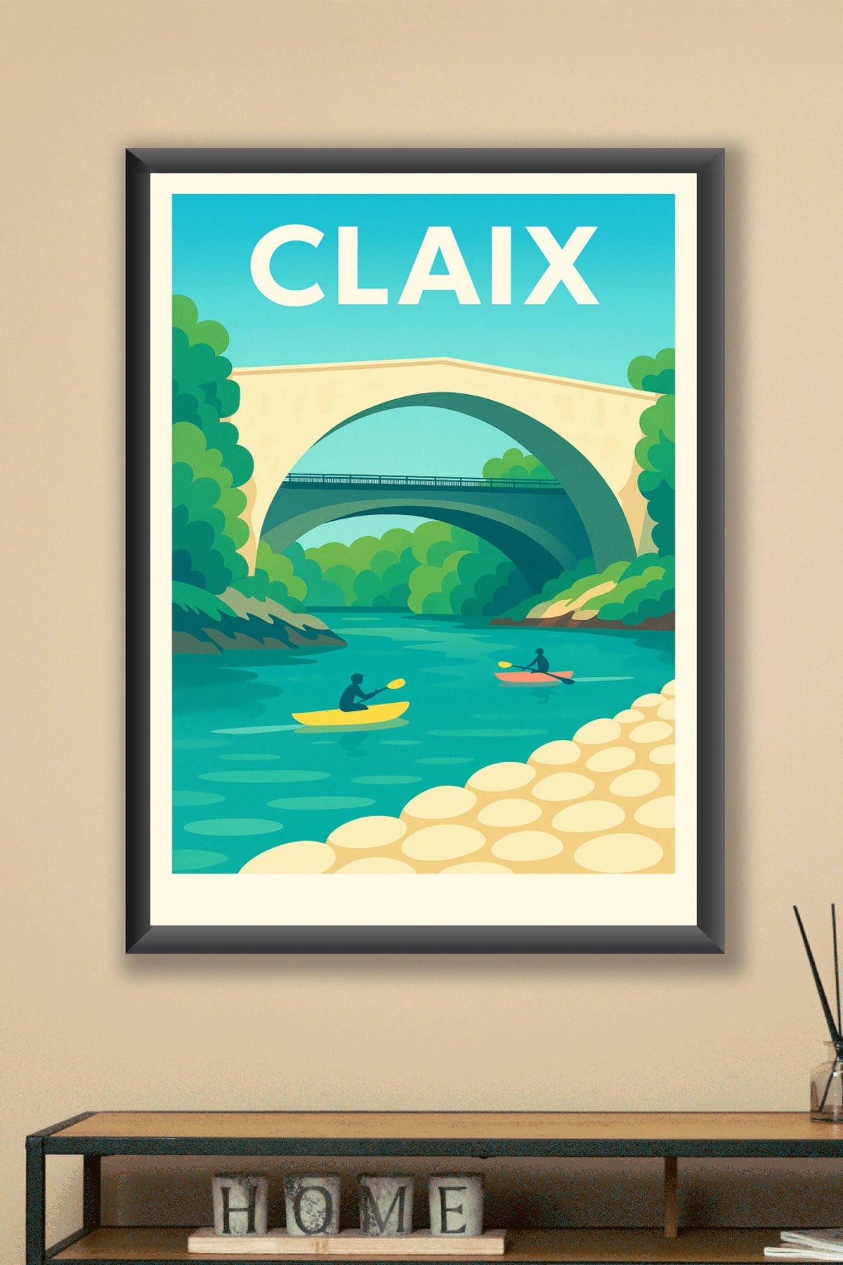 Affiche de Claix - Évasion paisible au fil de l'eau