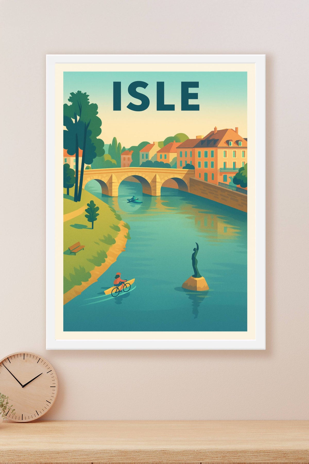 Affiche de Isle - Charme paisible au fil de l'eau