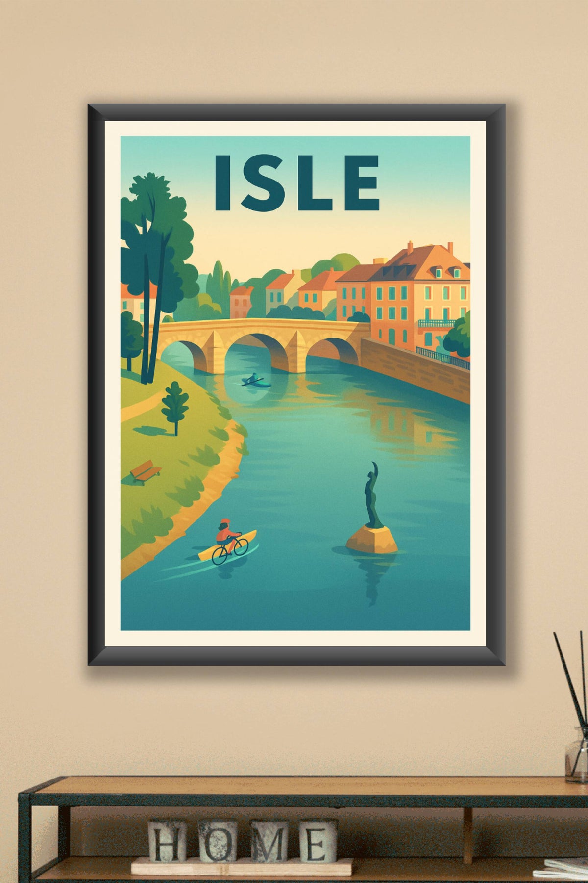 Affiche de Isle - Charme paisible au fil de l'eau