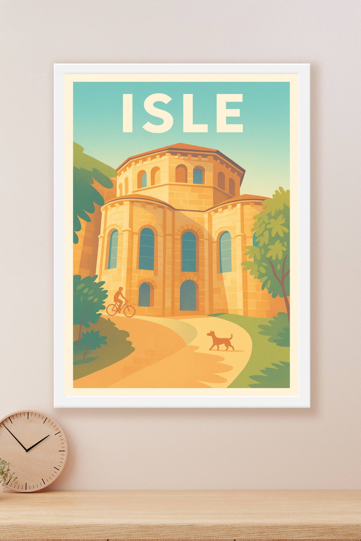 Affiche de Isle - Charme historique au cœur de la nature