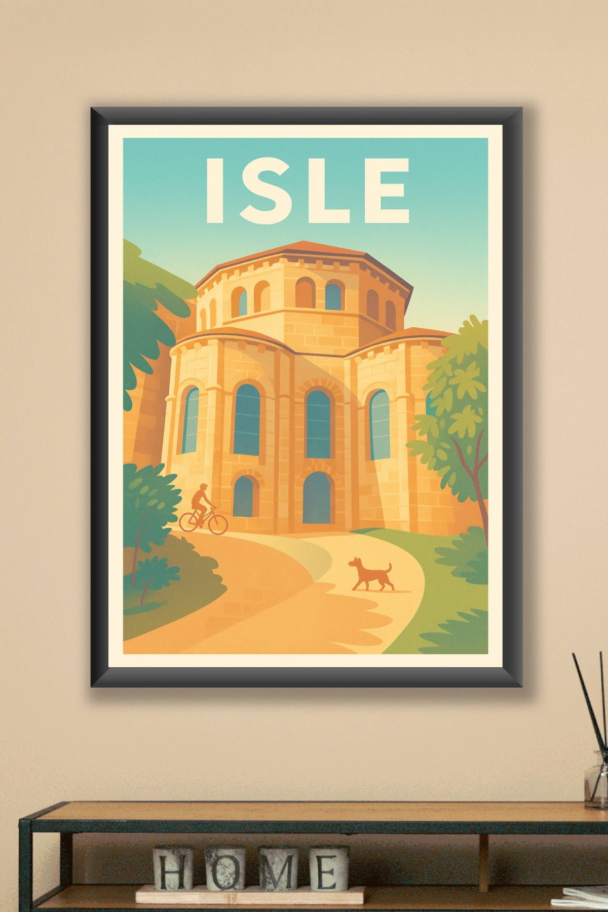 Affiche de Isle - Charme historique au cœur de la nature