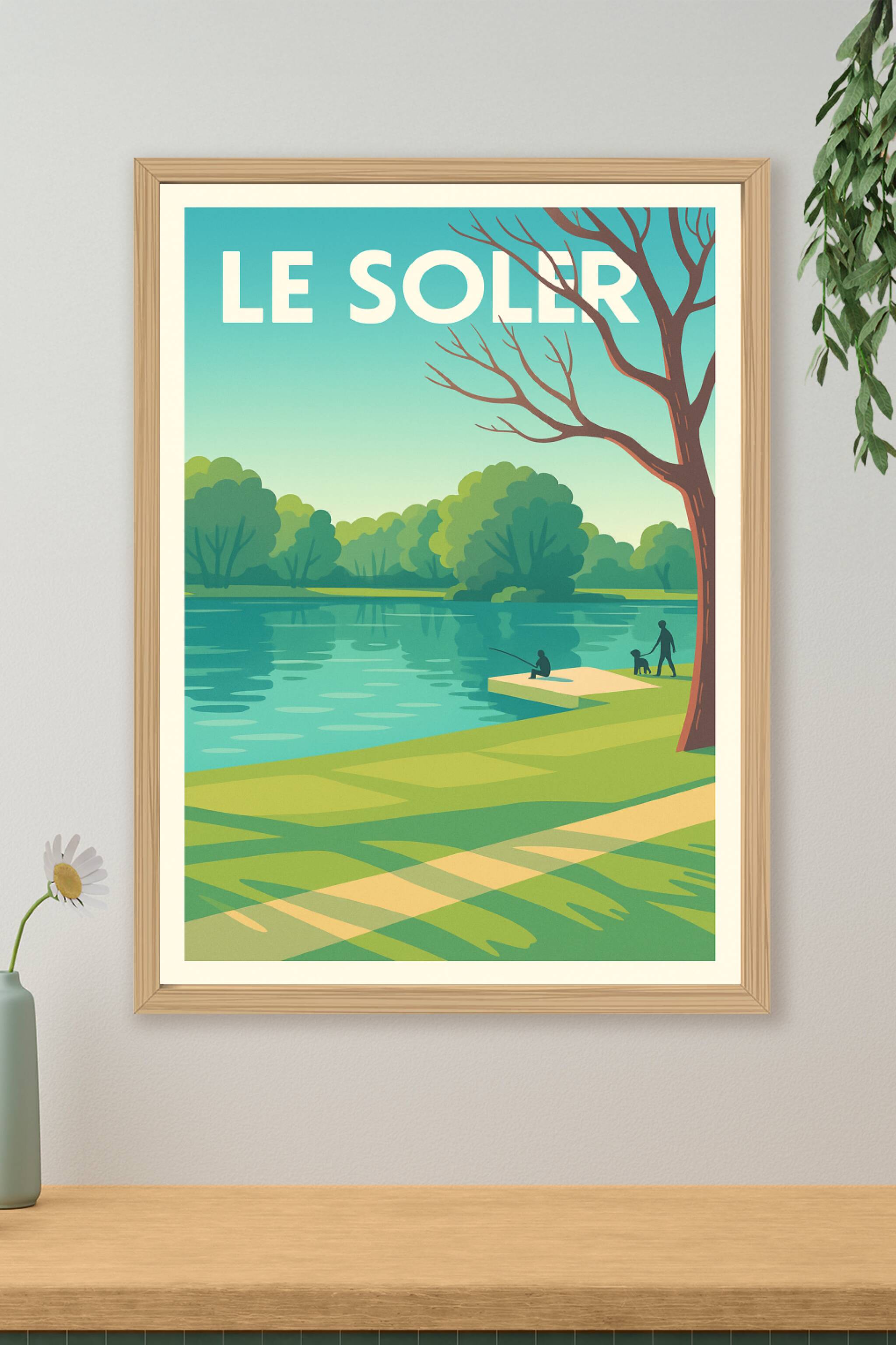 Affiche de Le Soler - Escapade nature au bord de l'eau