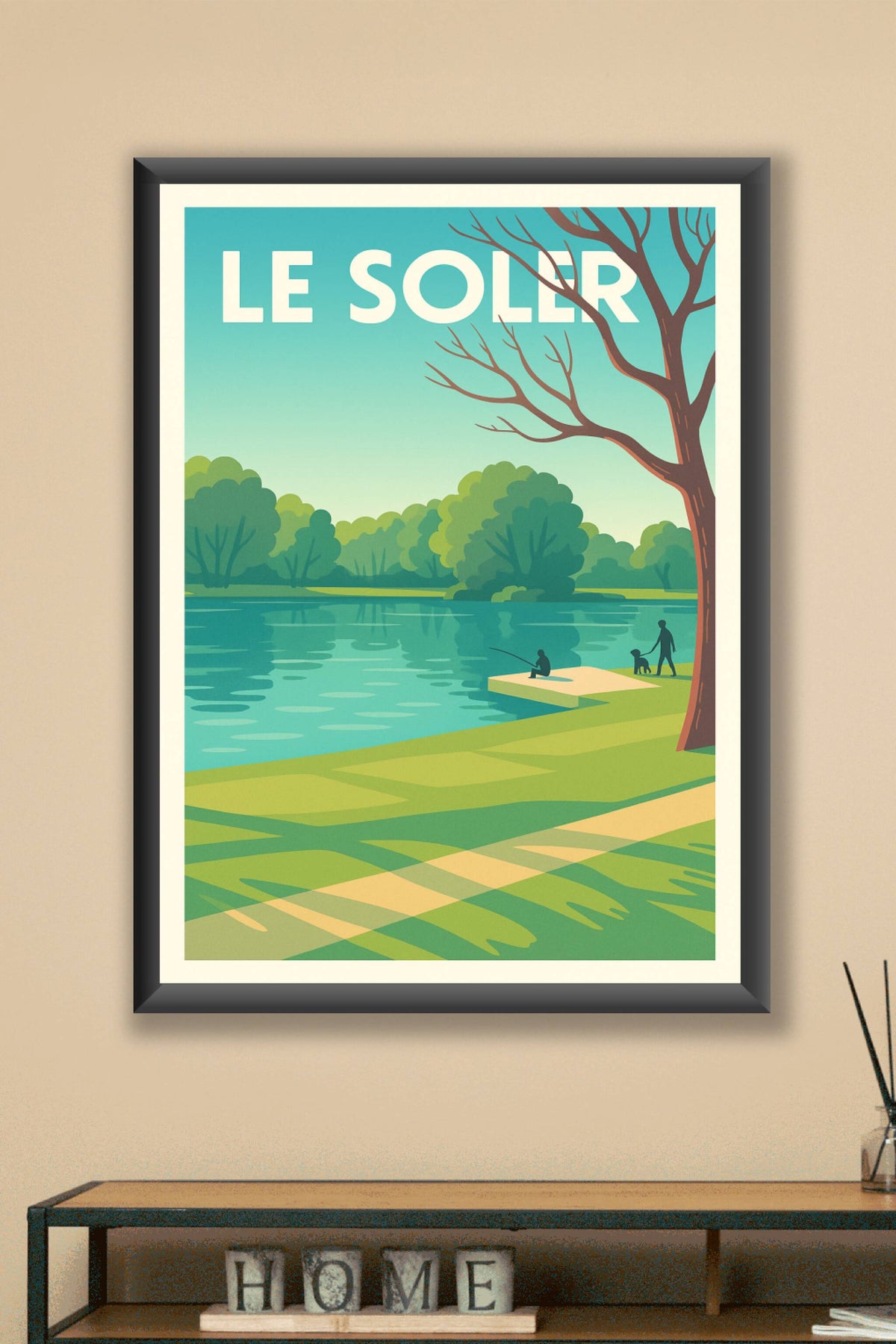 Affiche de Le Soler - Escapade nature au bord de l'eau