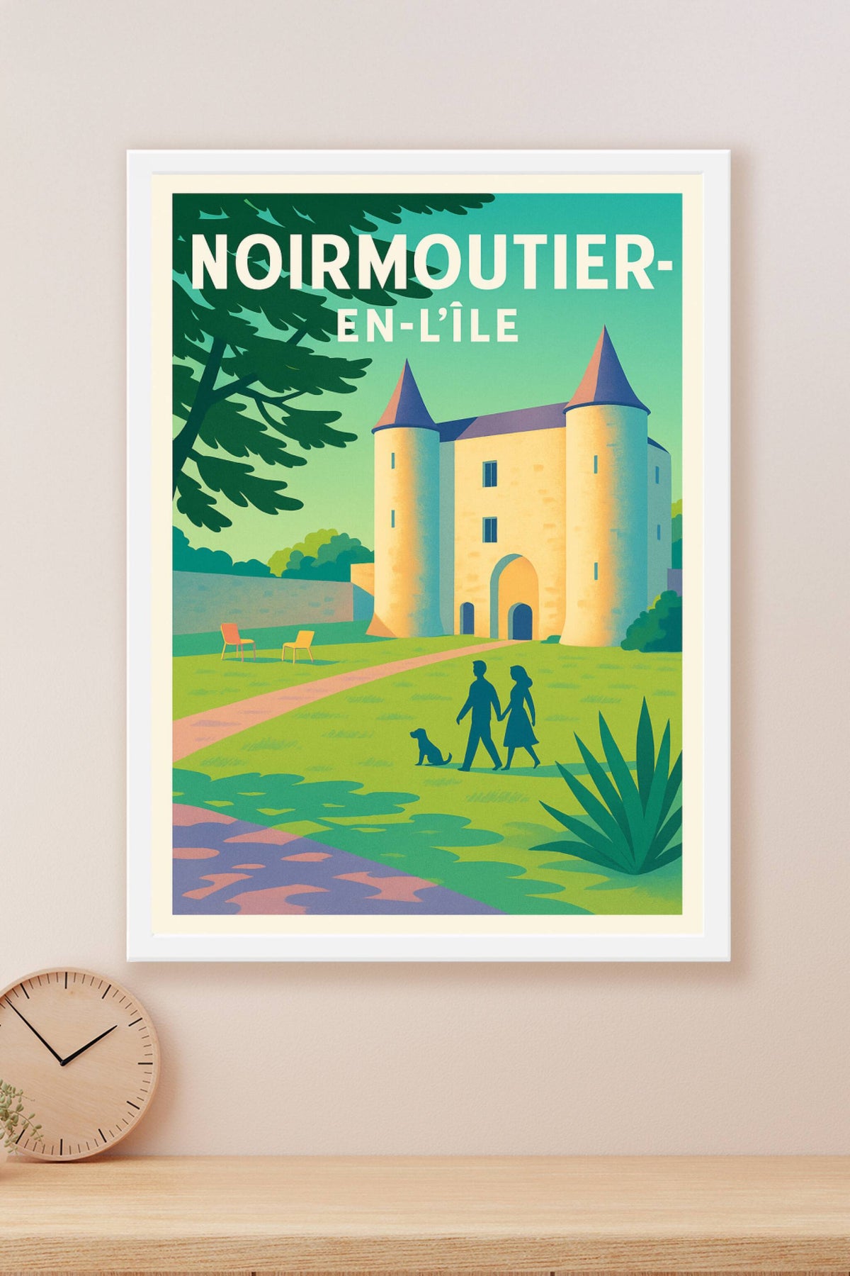 Affiche de Noirmoutier-en-l'Île - Charme et sérénité insulaires