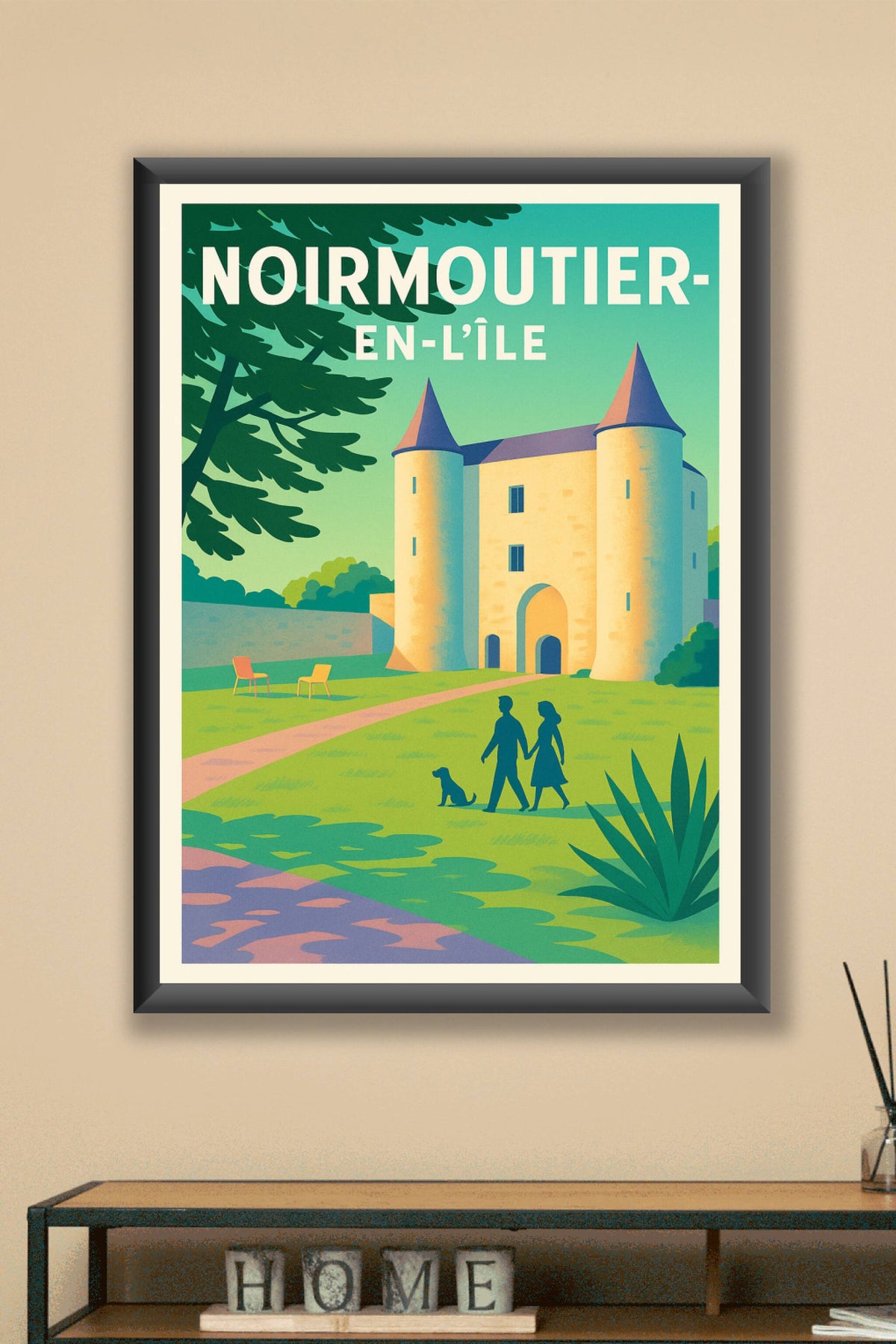 Affiche de Noirmoutier-en-l'Île - Charme et sérénité insulaires