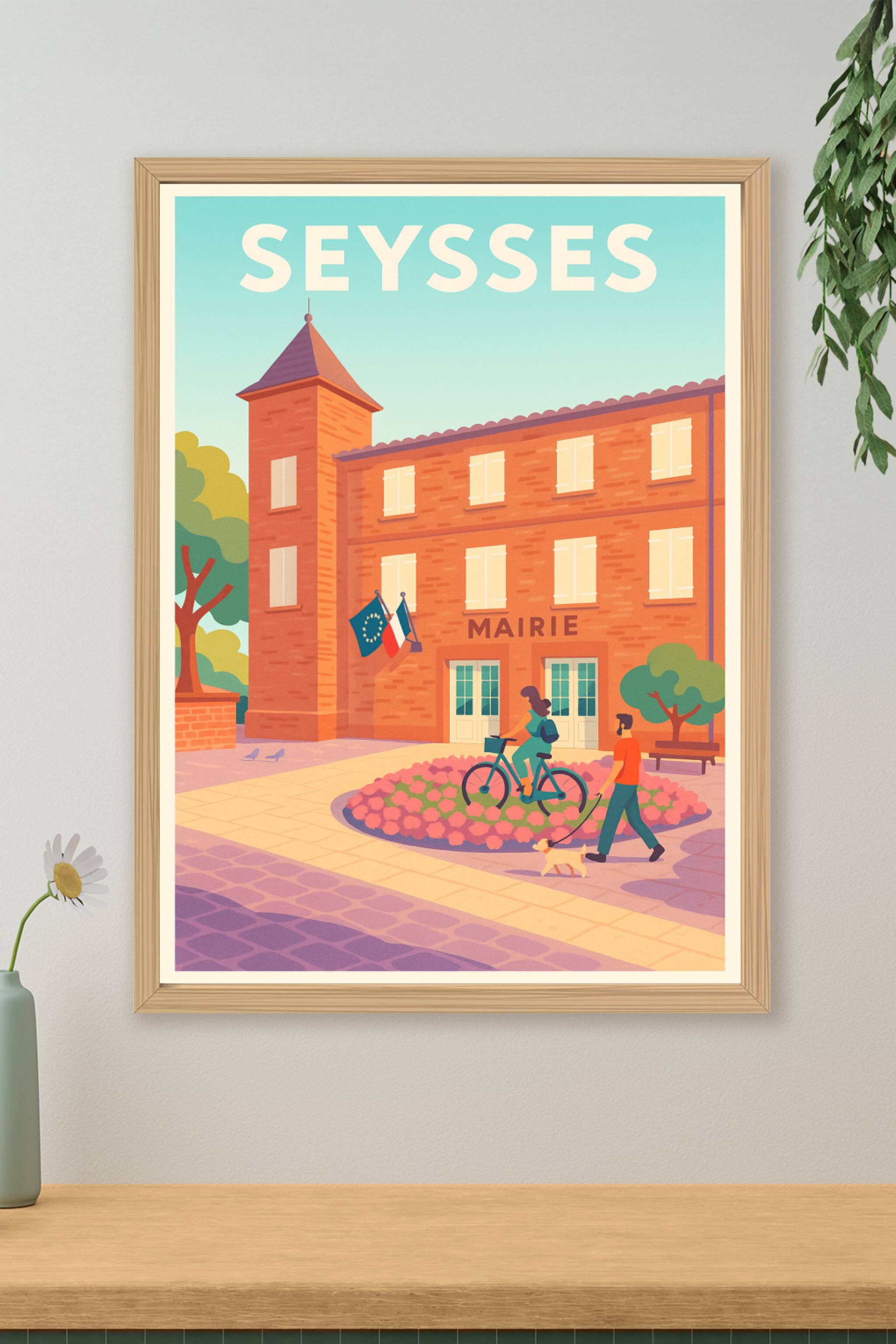 Affiche de Seysses - Charme et quiétude au cœur de la mairie