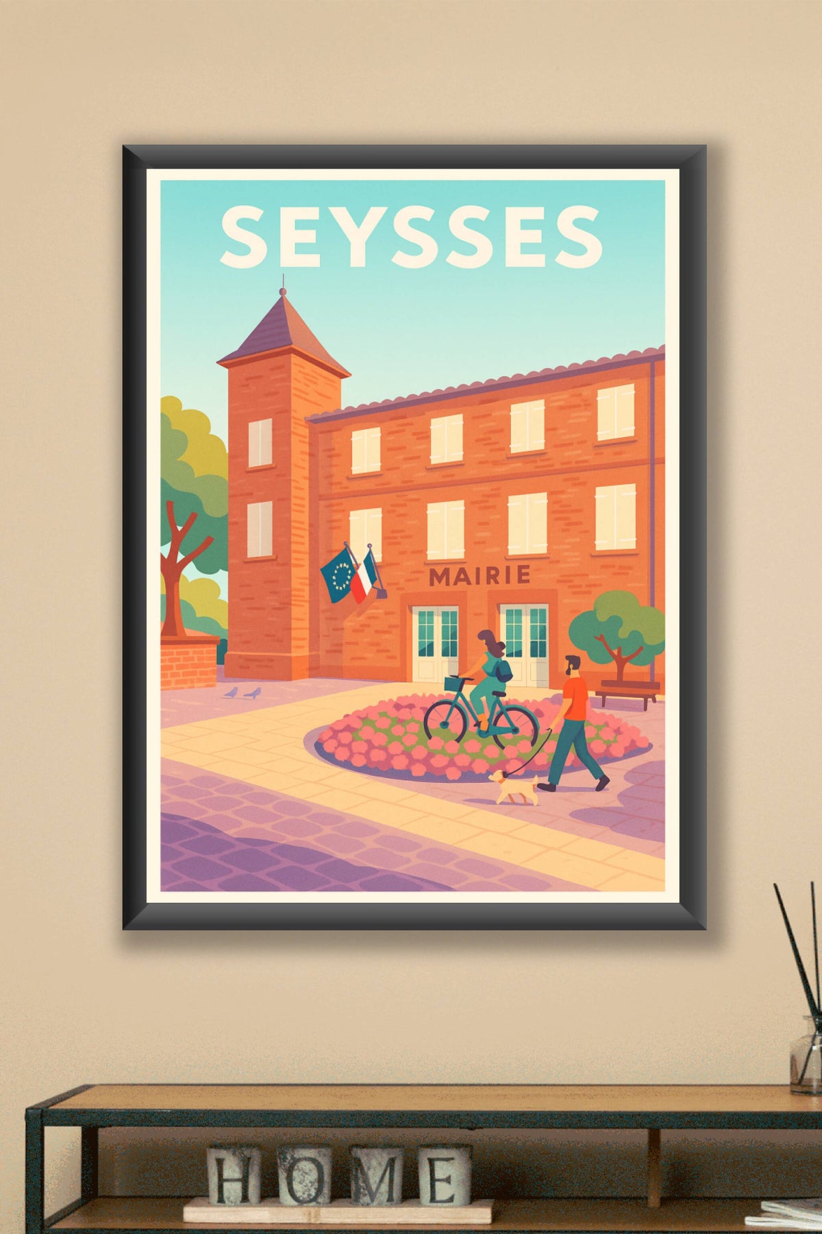 Affiche de Seysses - Charme et quiétude au cœur de la mairie
