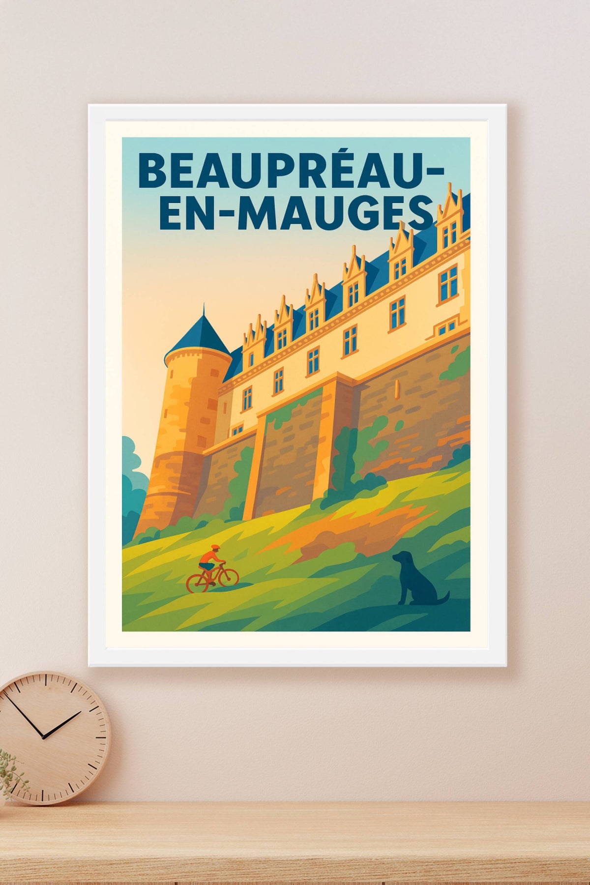 Affiche de Beaupréau-en-Mauges - L'élégance du patrimoine en pleine nature