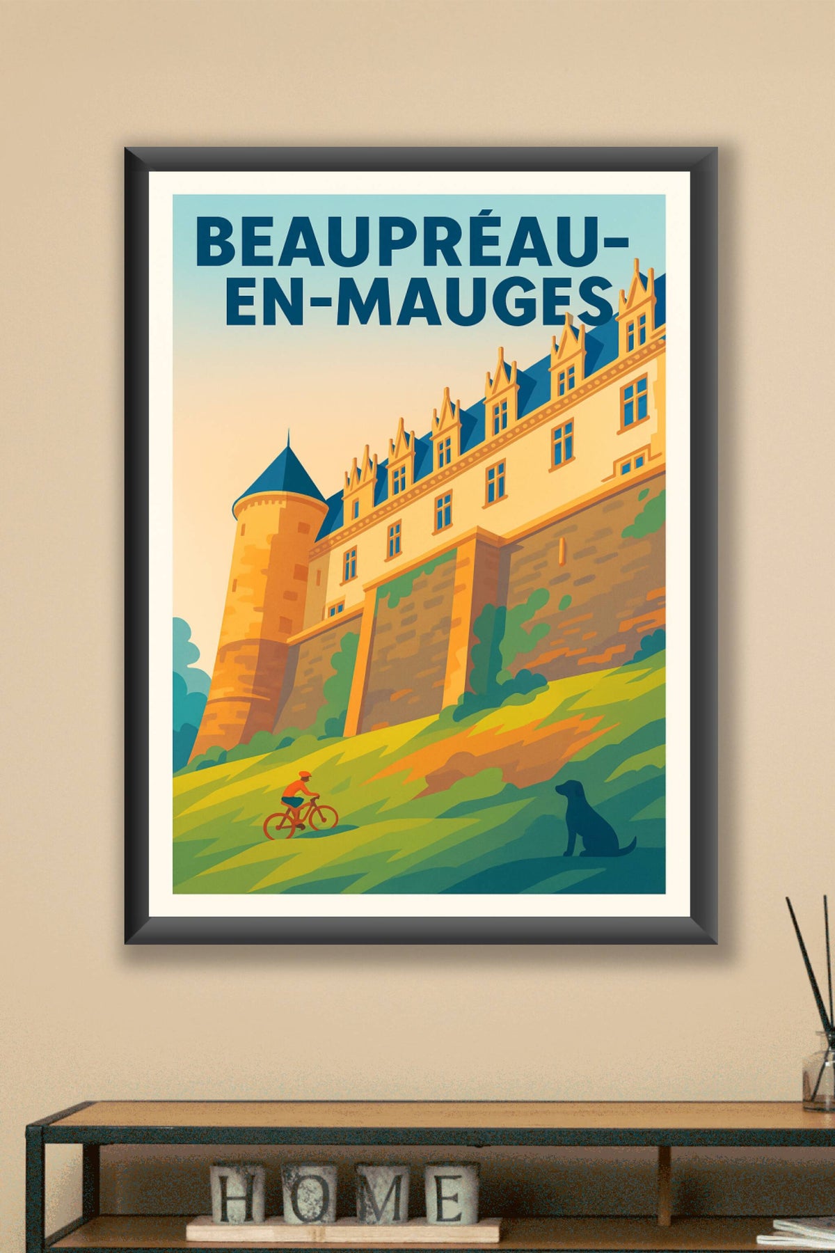 Affiche de Beaupréau-en-Mauges - L'élégance du patrimoine en pleine nature