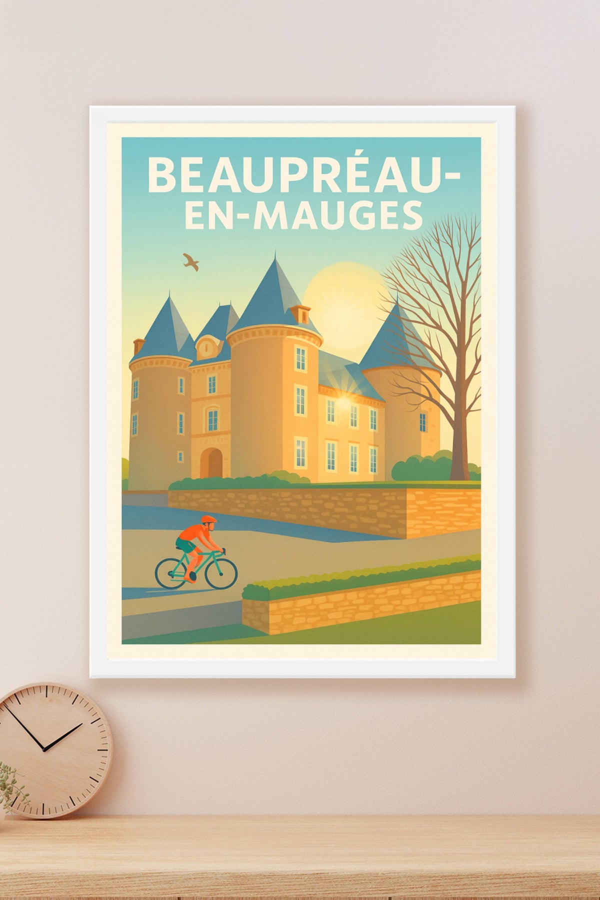 Affiche de Beaupréau-en-Mauges - Charme et Sérénité en Pays de la Loire