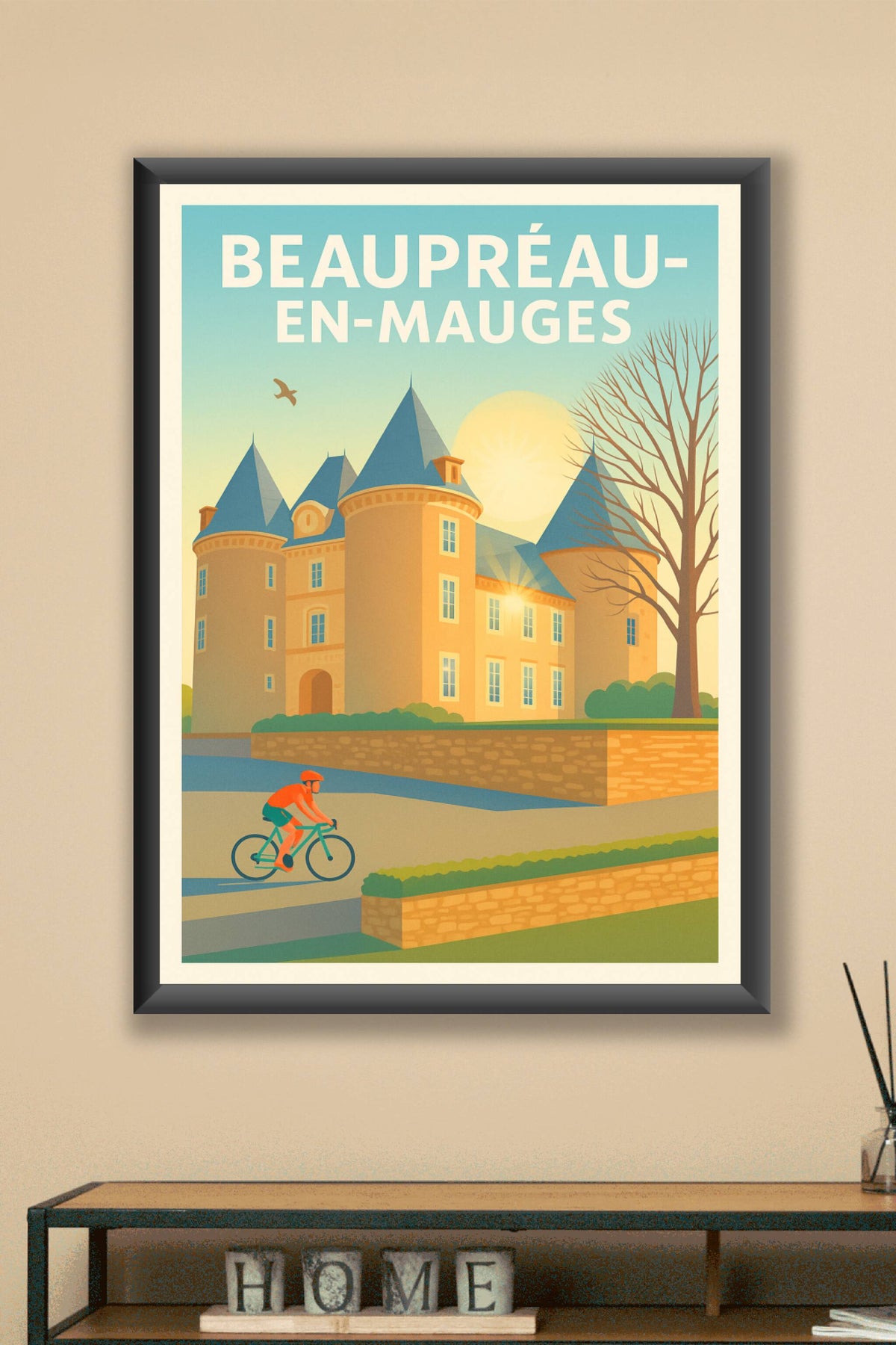 Affiche de Beaupréau-en-Mauges - Charme et Sérénité en Pays de la Loire