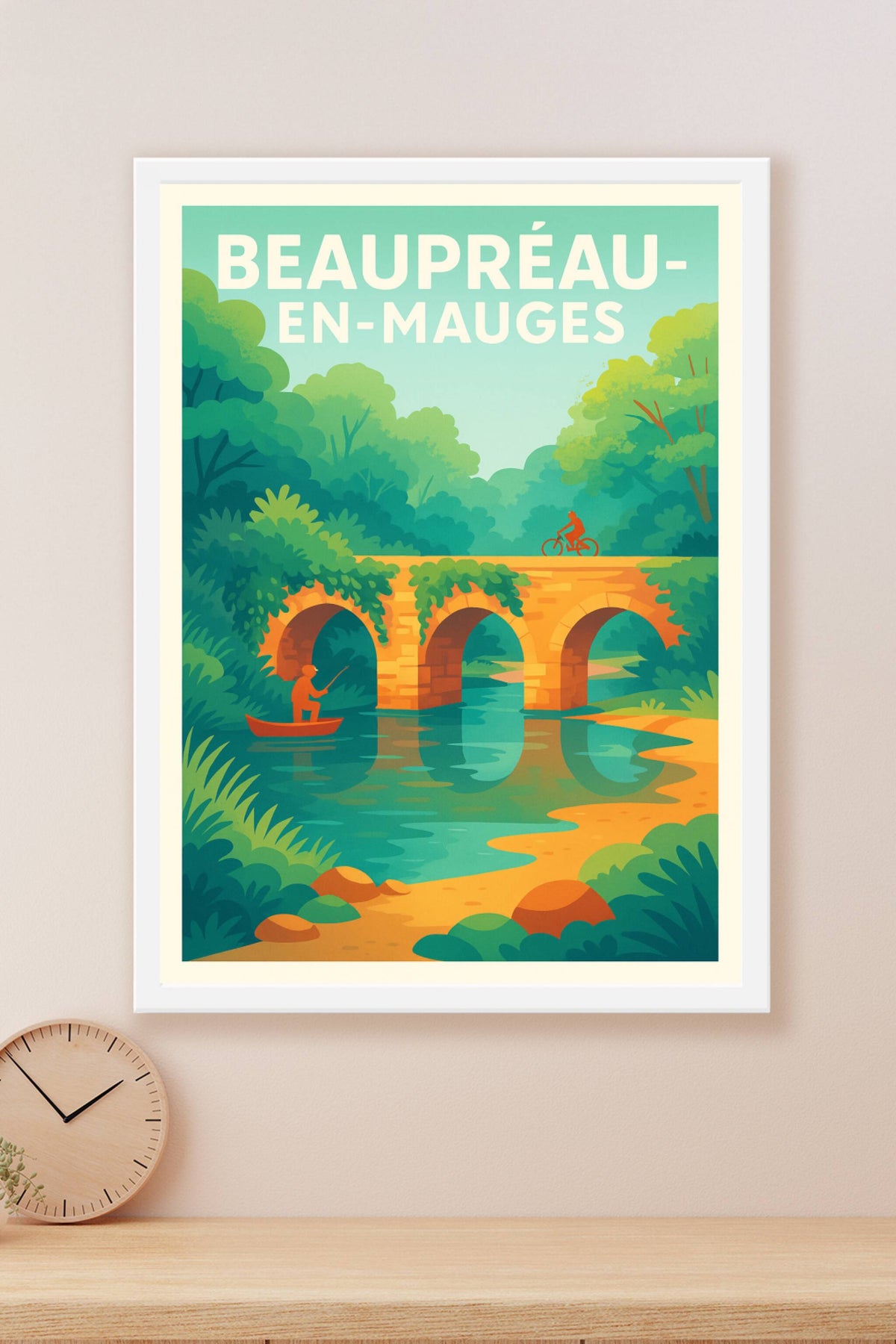Affiche de Beaupréau-en-Mauges - Nature et détente au fil de l'eau