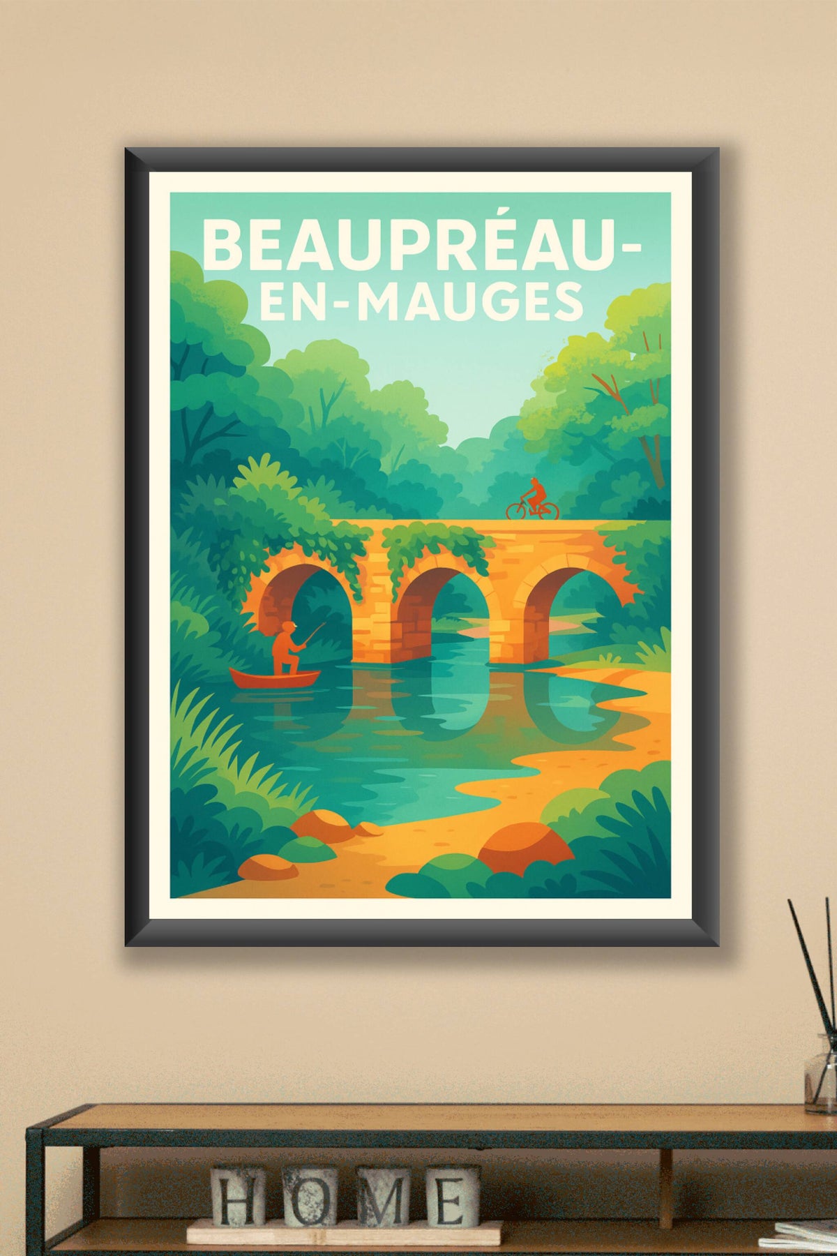 Affiche de Beaupréau-en-Mauges - Nature et détente au fil de l'eau