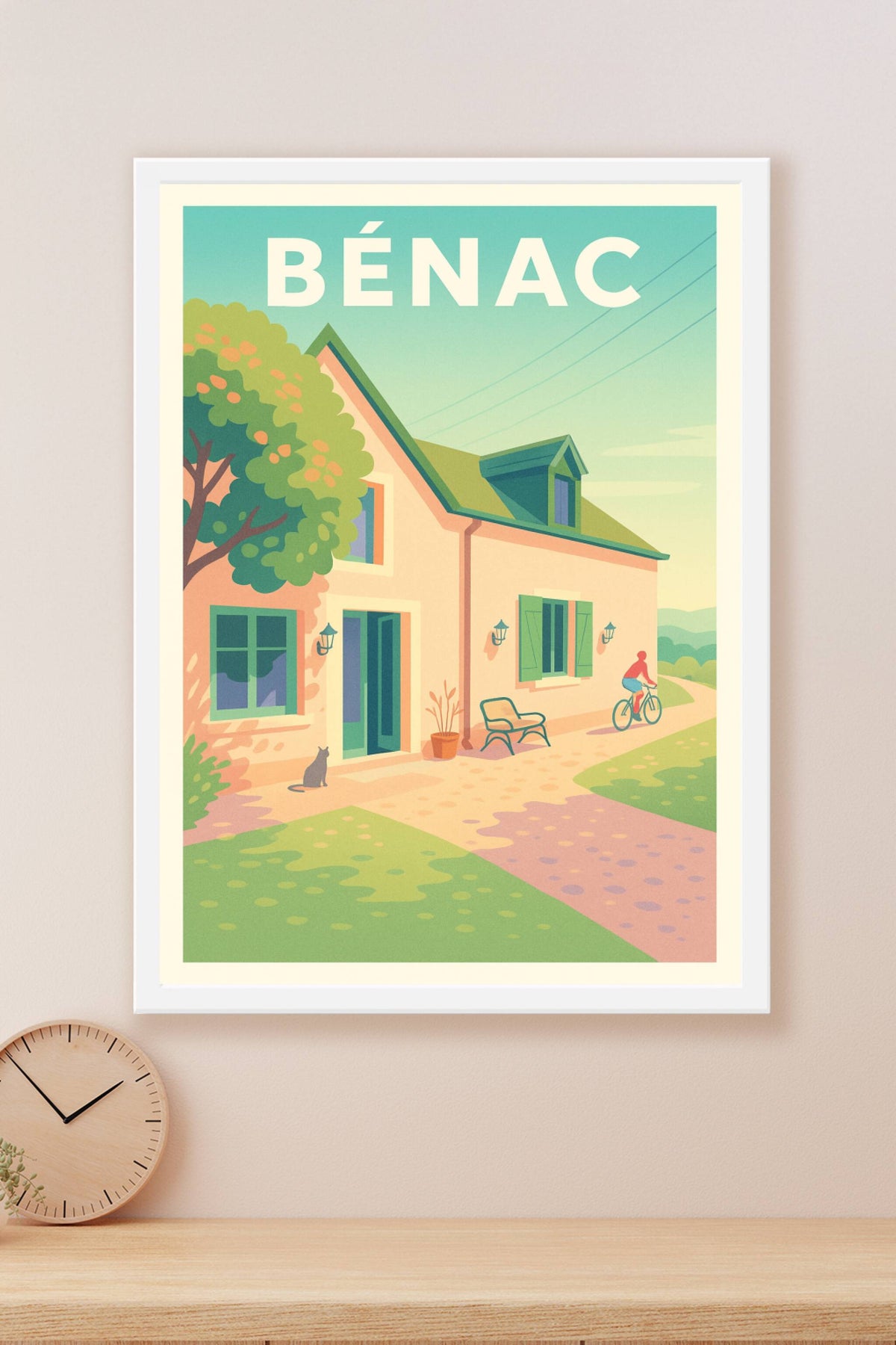 Affiche de Bénac - Douceur de vie à la campagne