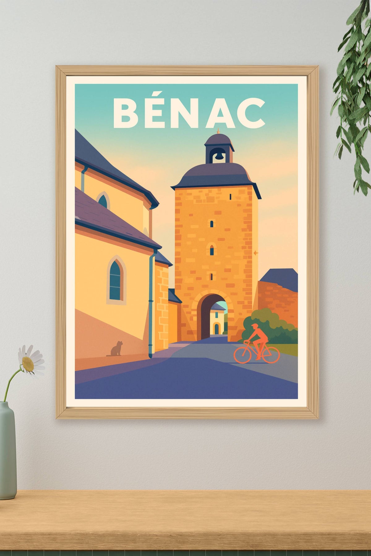 Affiche de Bénac - Charme intemporel d'un village pyrénéen