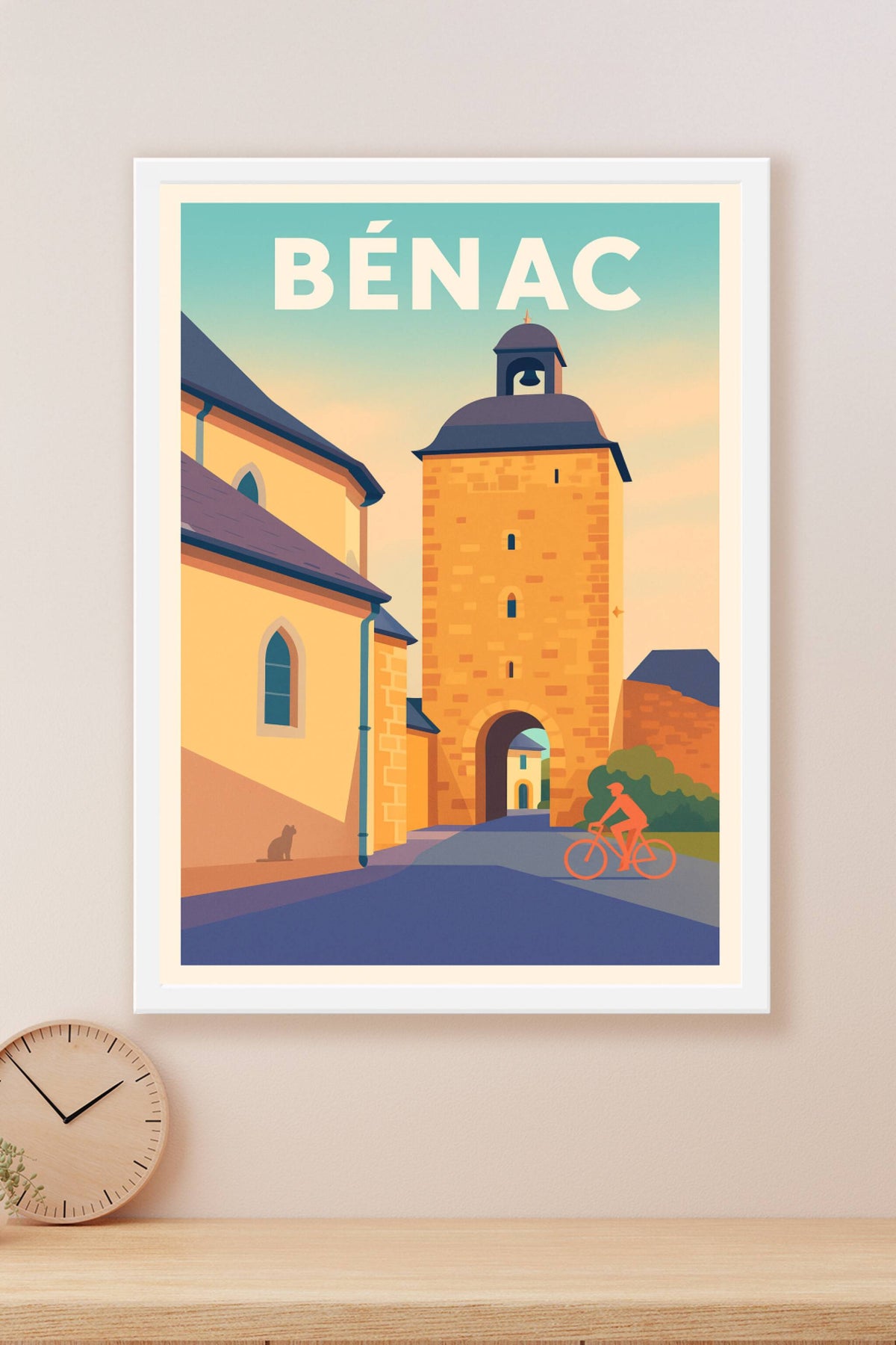 Affiche de Bénac - Charme intemporel d'un village pyrénéen
